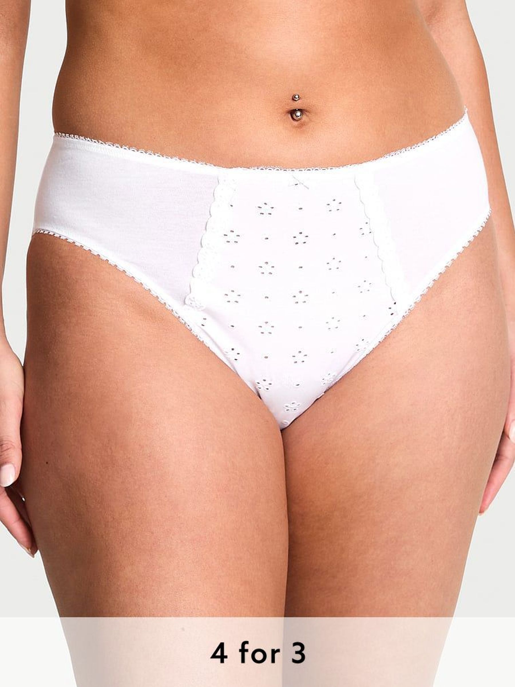 White Brief Knickers (F11274) | £9