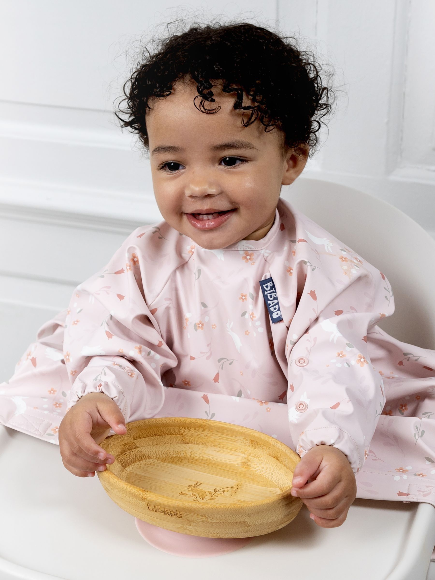 Bibado Blush Suction Bowl - Botanical Bunnies (F11281) | £16