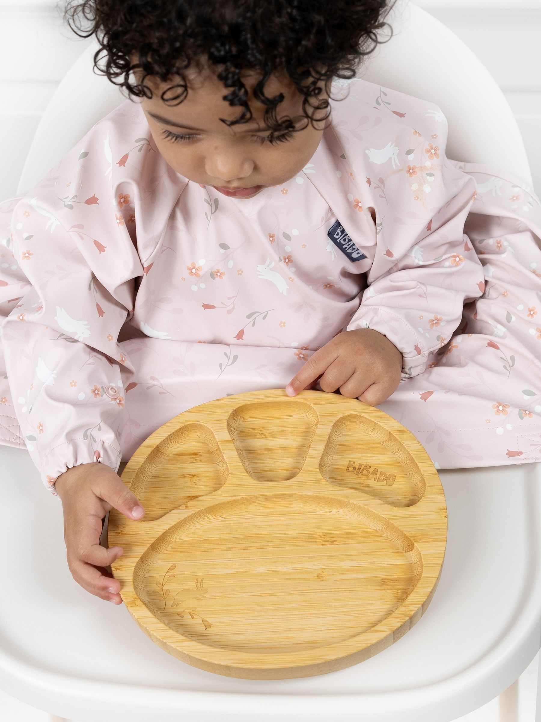 Bibado Blush Divider Plate - Botanical Bunnies (F11283) | £16