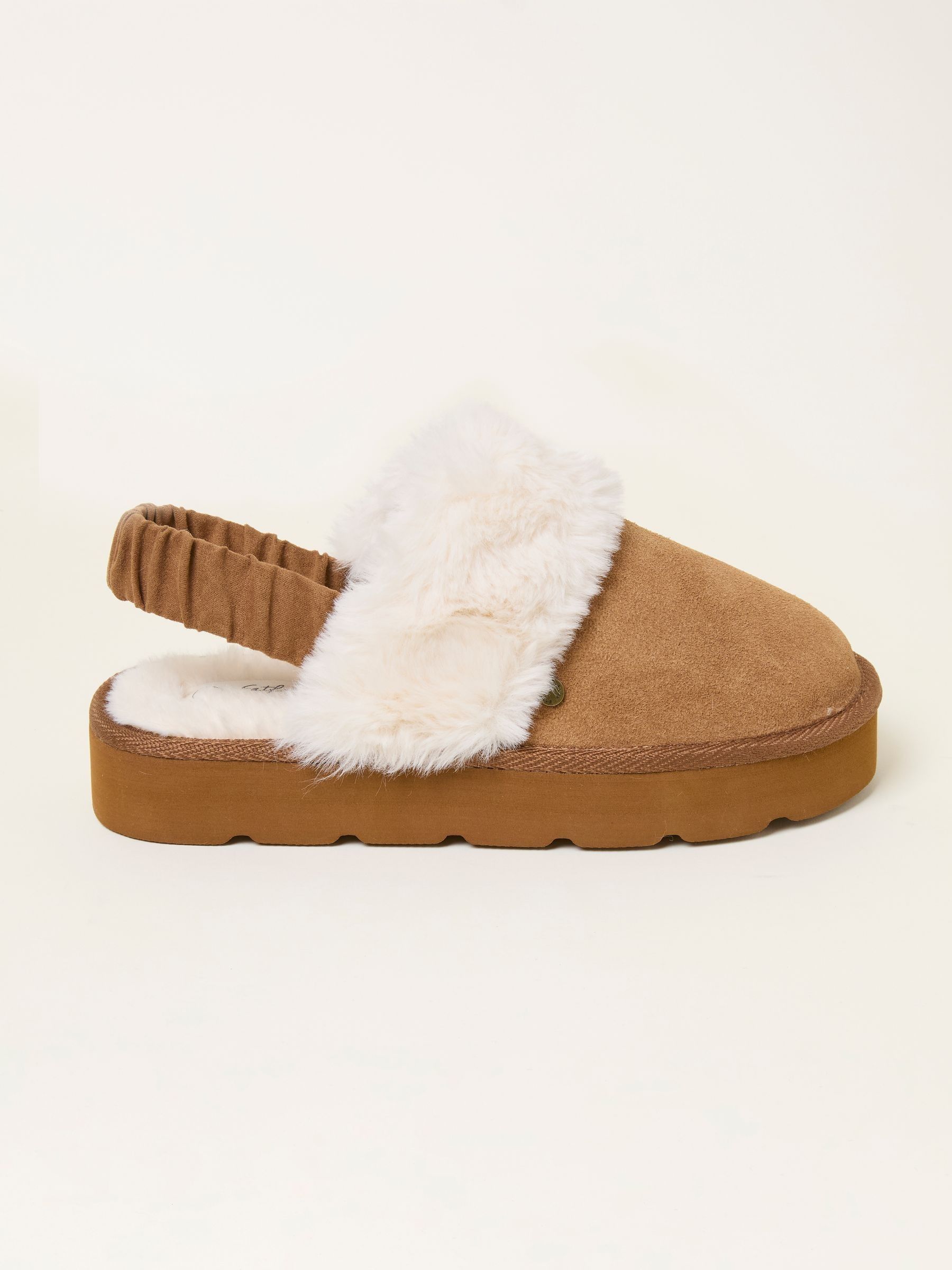 Josie Tan Brown Back Strap Mule (F11300) | £45