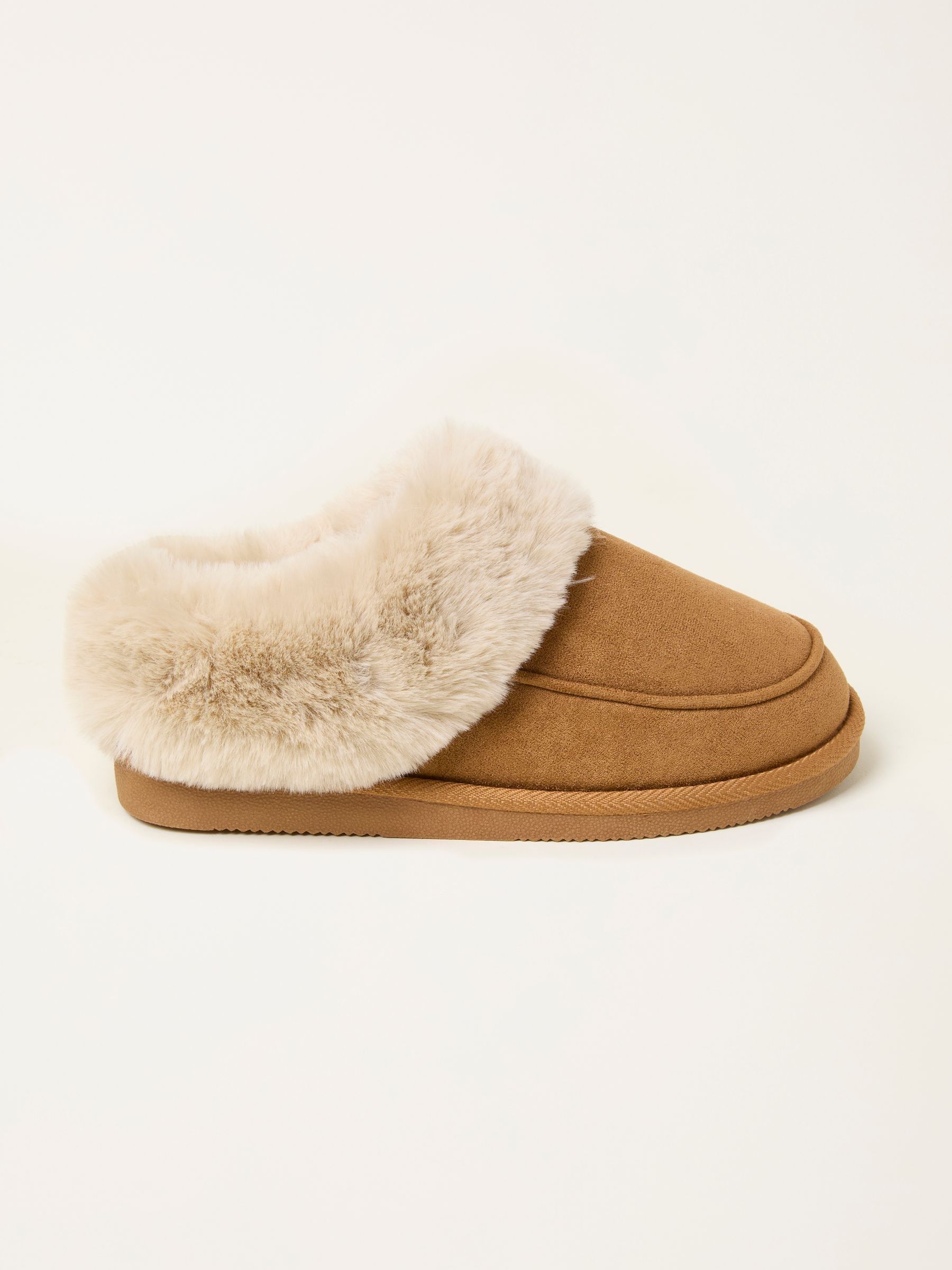 Lizzie Taupe Boot Slipper (F11311) | £45