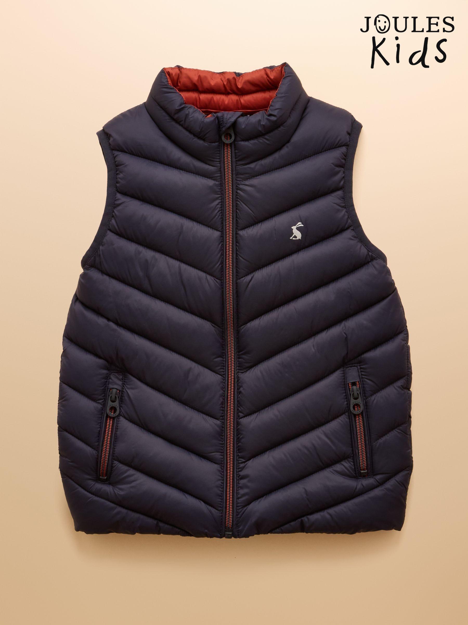Kids' Crofton Gilet Navy Blue Showerproof Padded Gilet (F11490) | £26 - £32