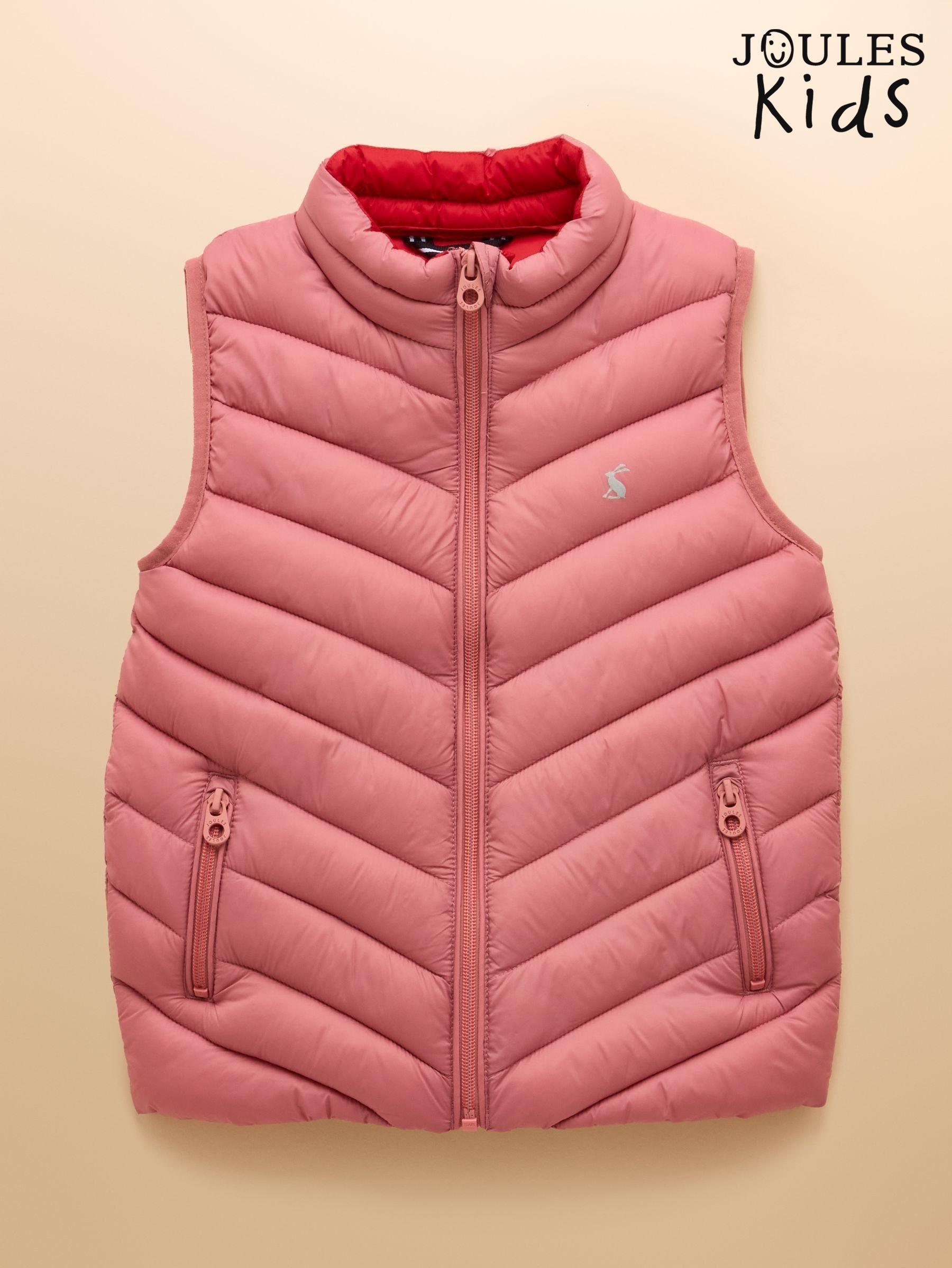 Girls' Crofton Gilet Pink Showerproof Padded Gilet (F11491) | £26 - £32