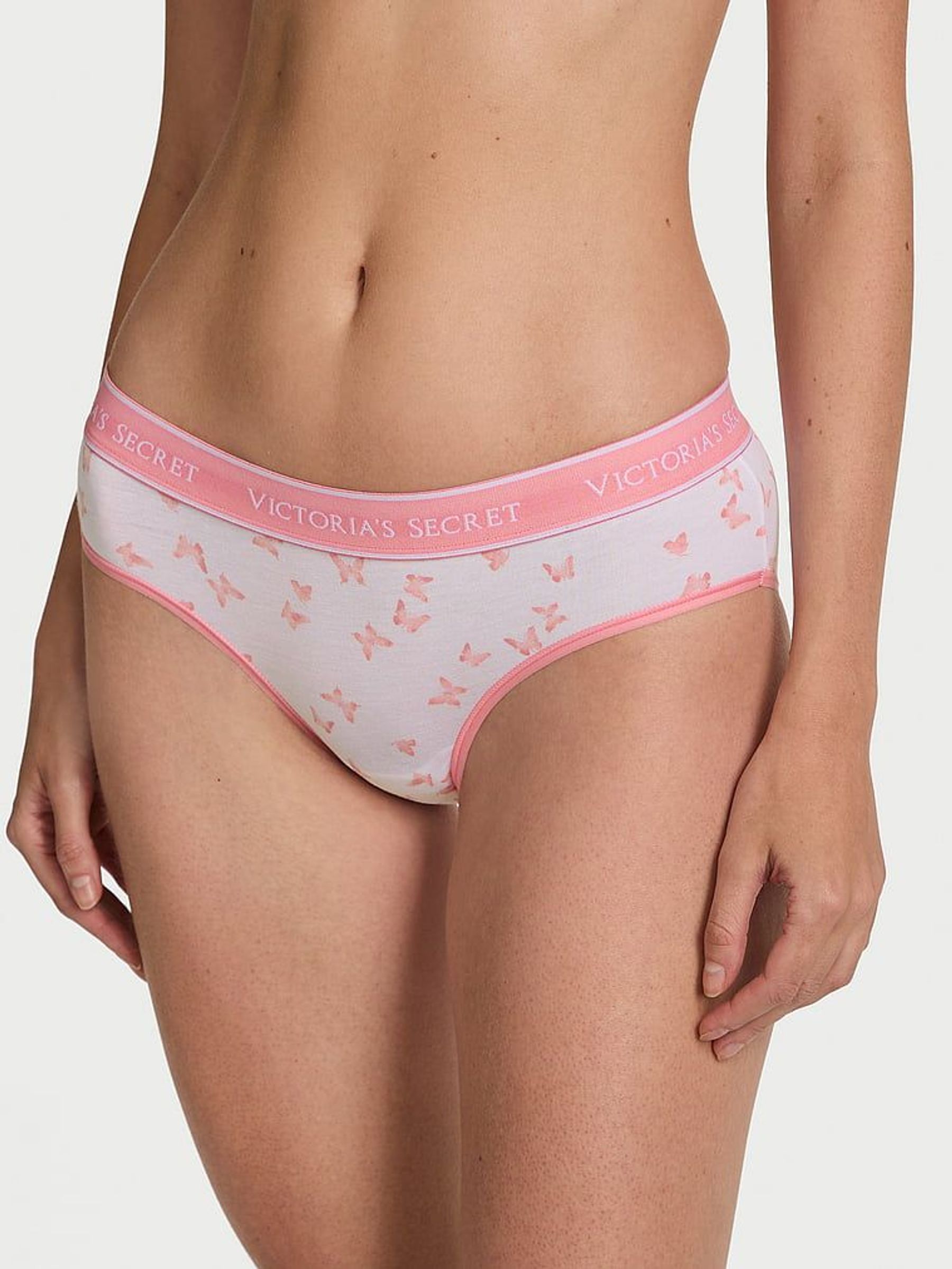 Rose Pink Butterflies Hipster Knickers (F11513) | £9