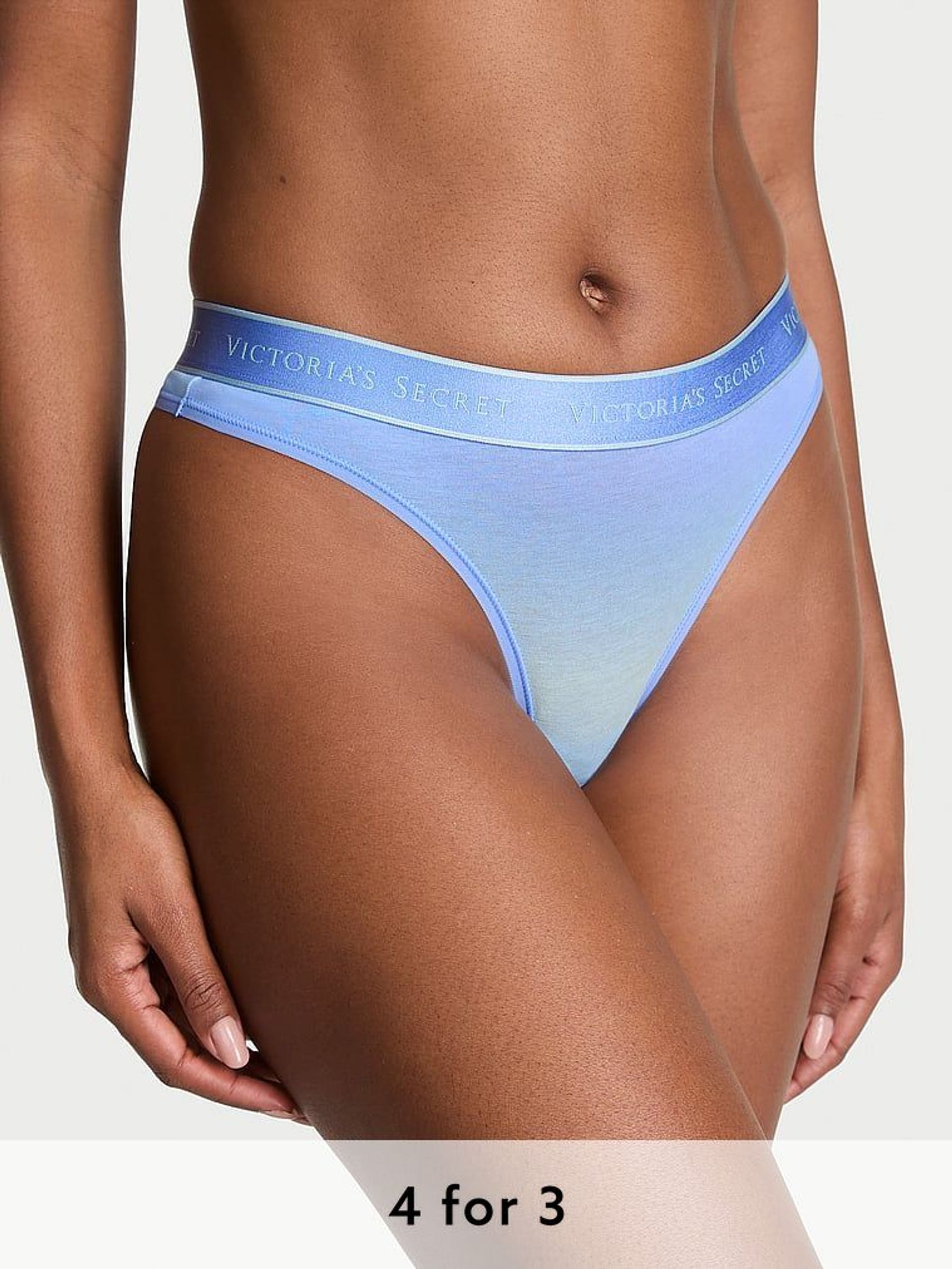 Blue Ombre Thong Knickers (F11527) | £9