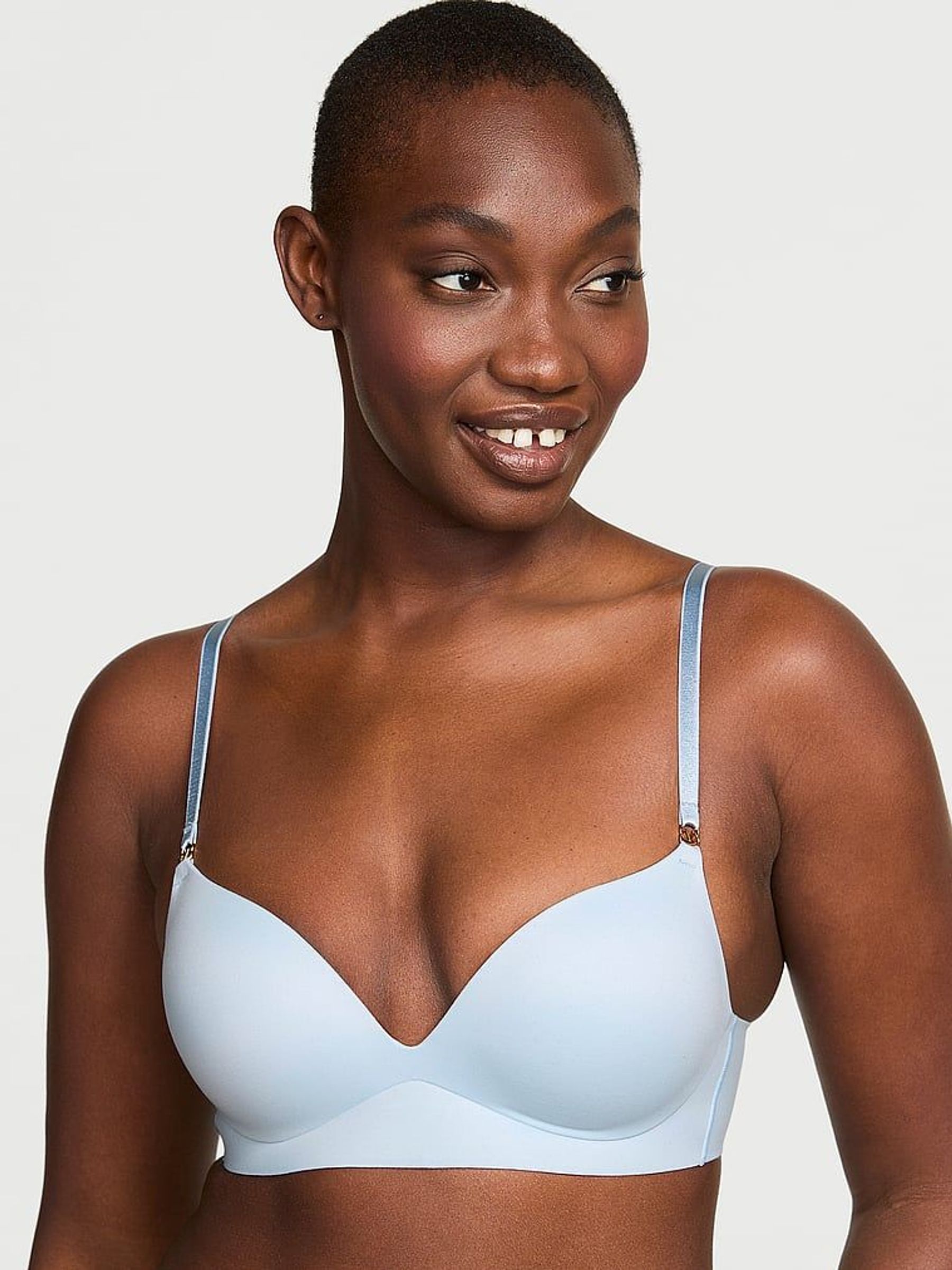 Palest Blue Non Wired Push Up Bra (F11529) | £39