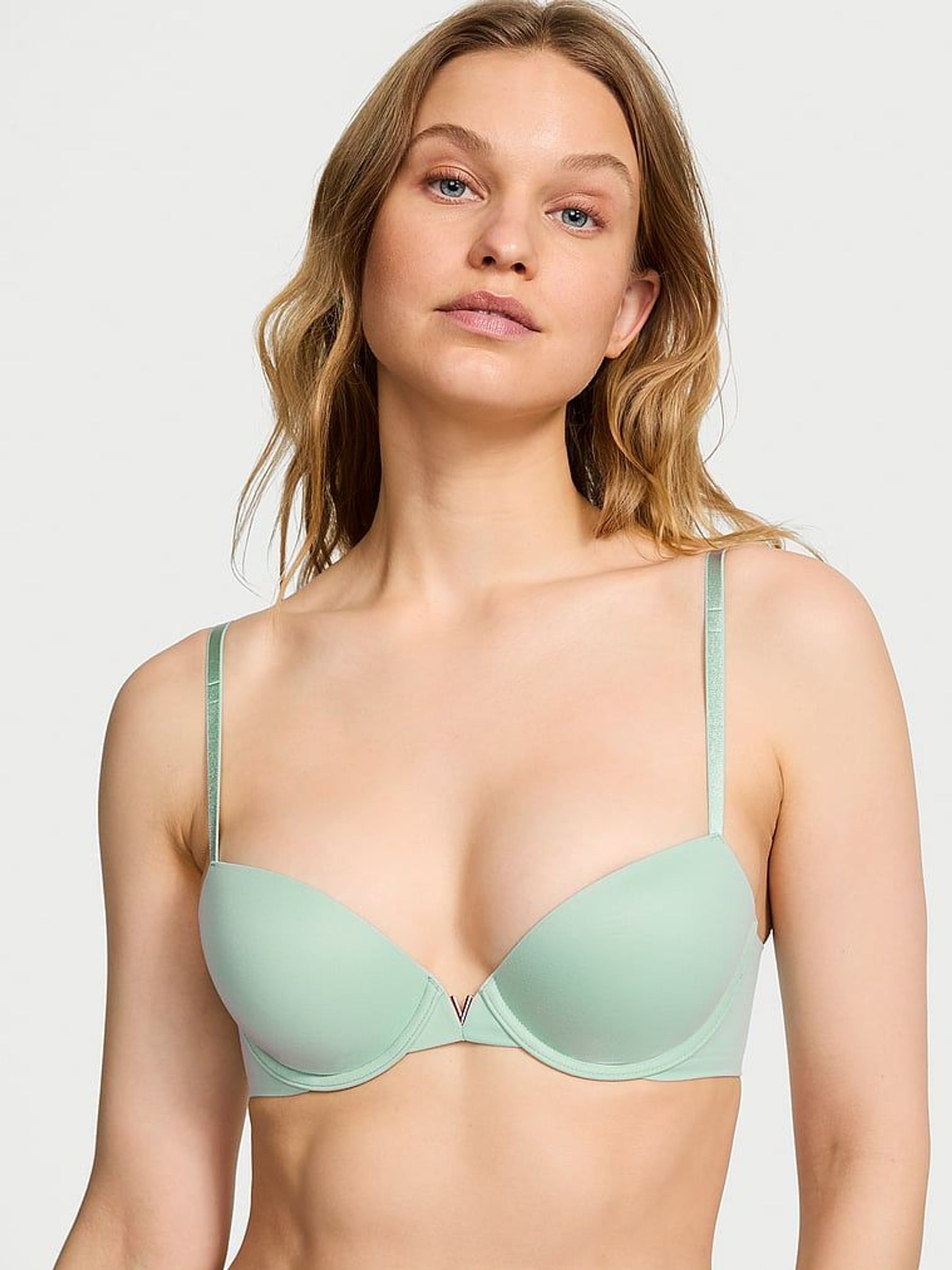 Silent Green Lightly Lined Demi Bra (F11532) | £45