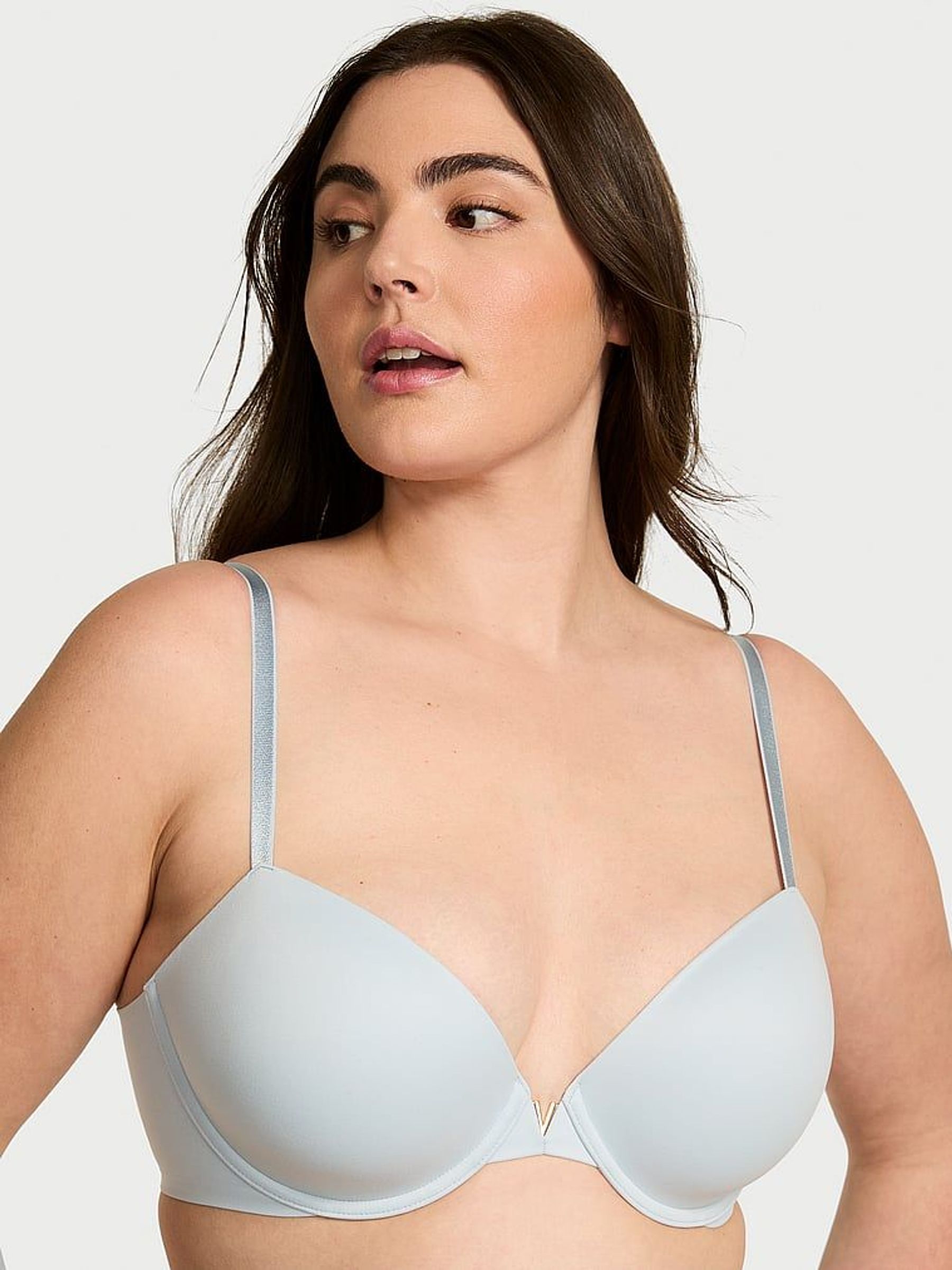 Palest Blue Lightly Lined Demi Bra (F11566) | £45