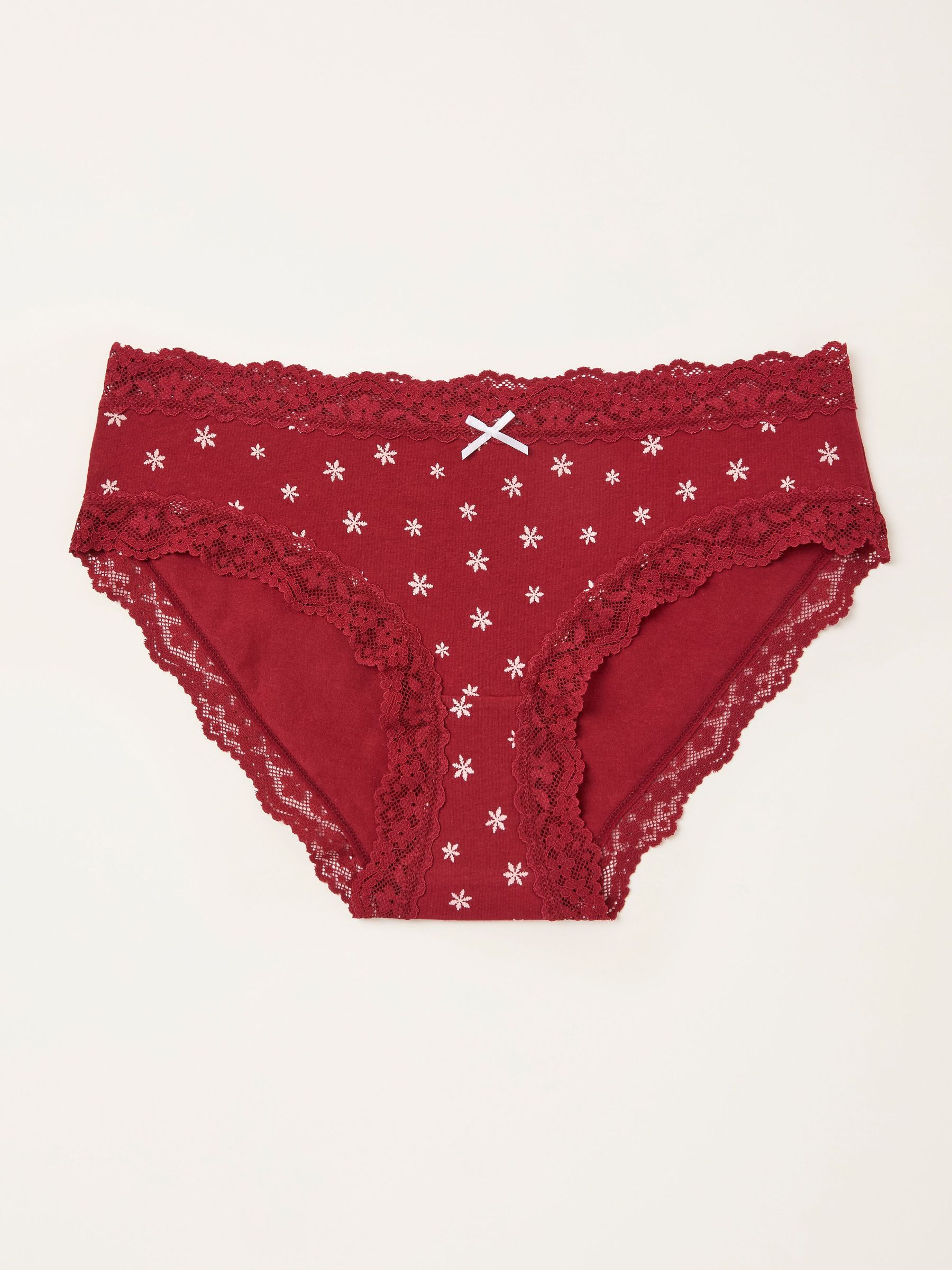 Red Snowflake Classic Knickers (F11666) | £9