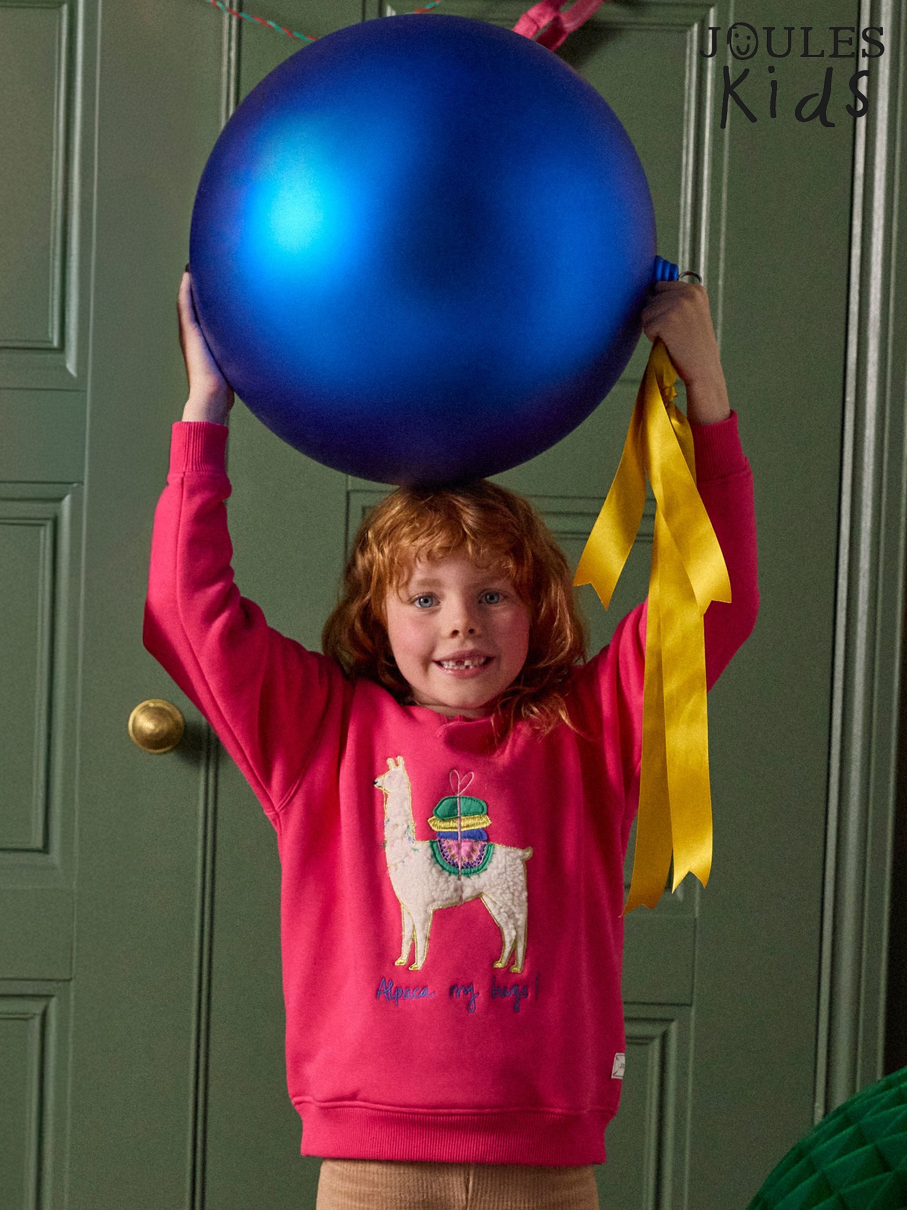 Kids' Mackenzie Bright Pink Sweatshirt With Faux Faur Lining (F12602) | £24 - £27