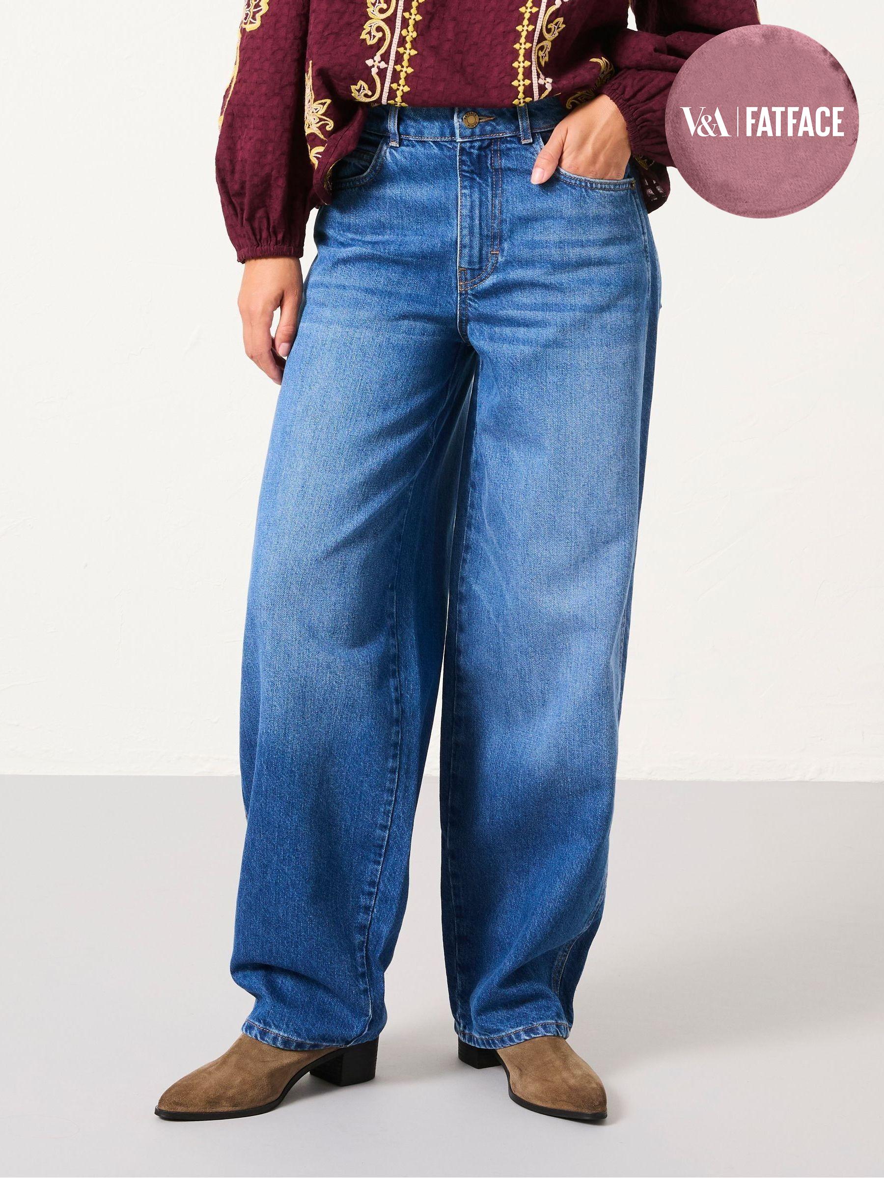 Blue Denim Willow Wide Leg Jeans (F15444) | £62