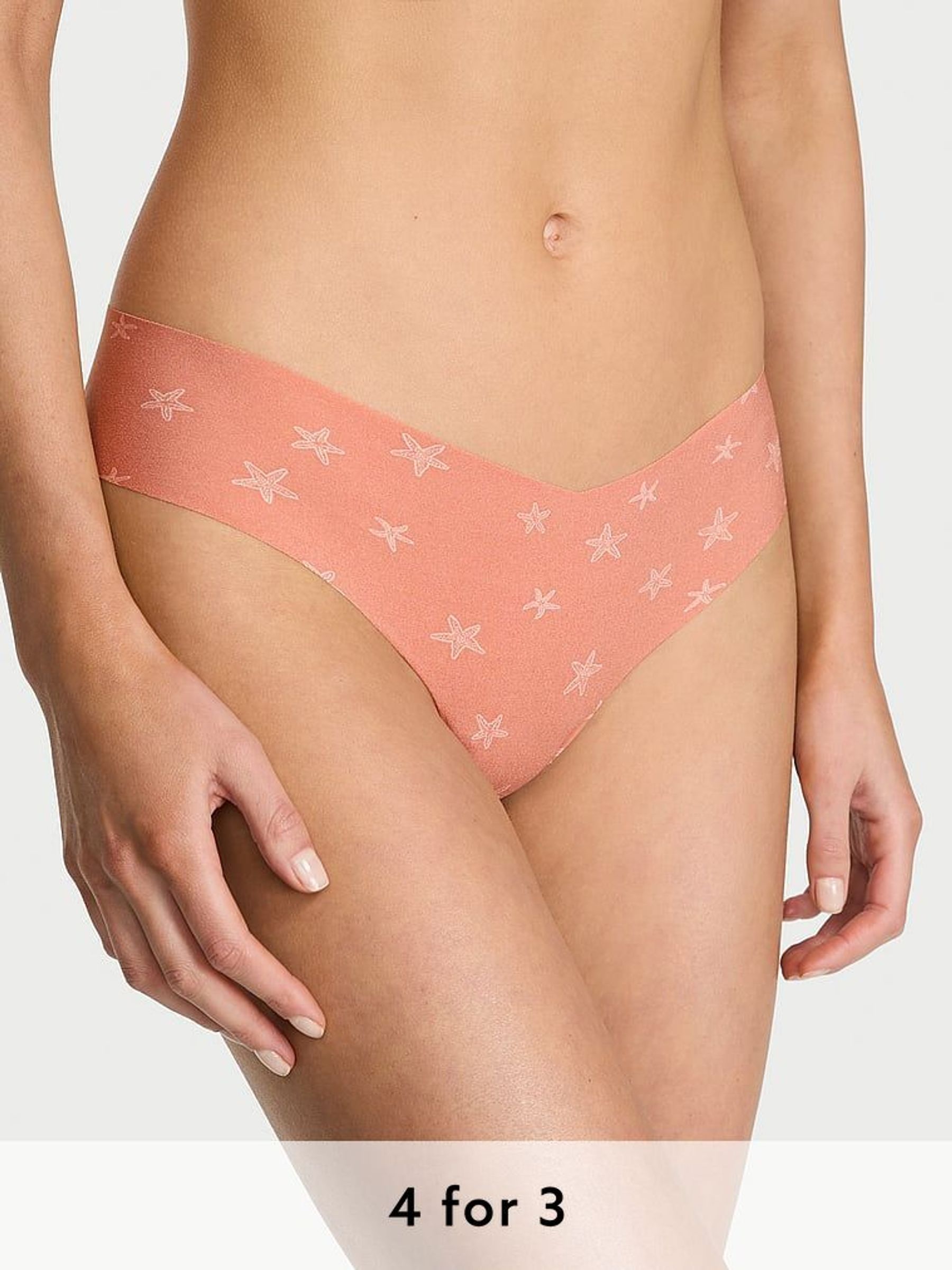 Starfish Nude Thong Knickers (F15649) | £9