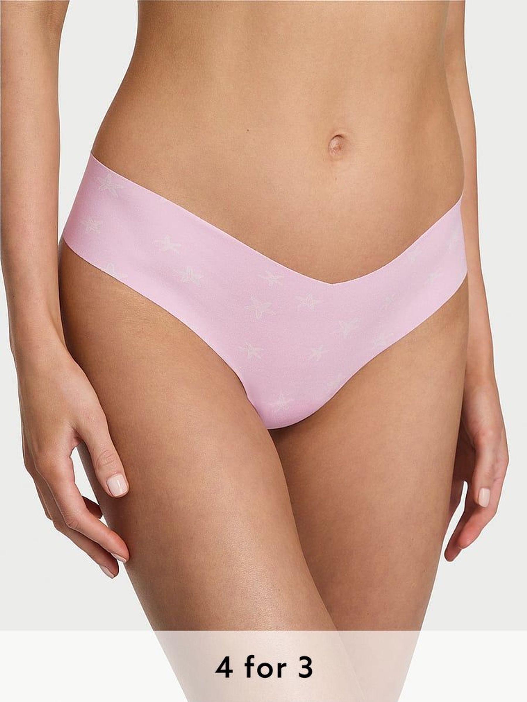Starfish Purple Thong Knickers (F15680) | £9