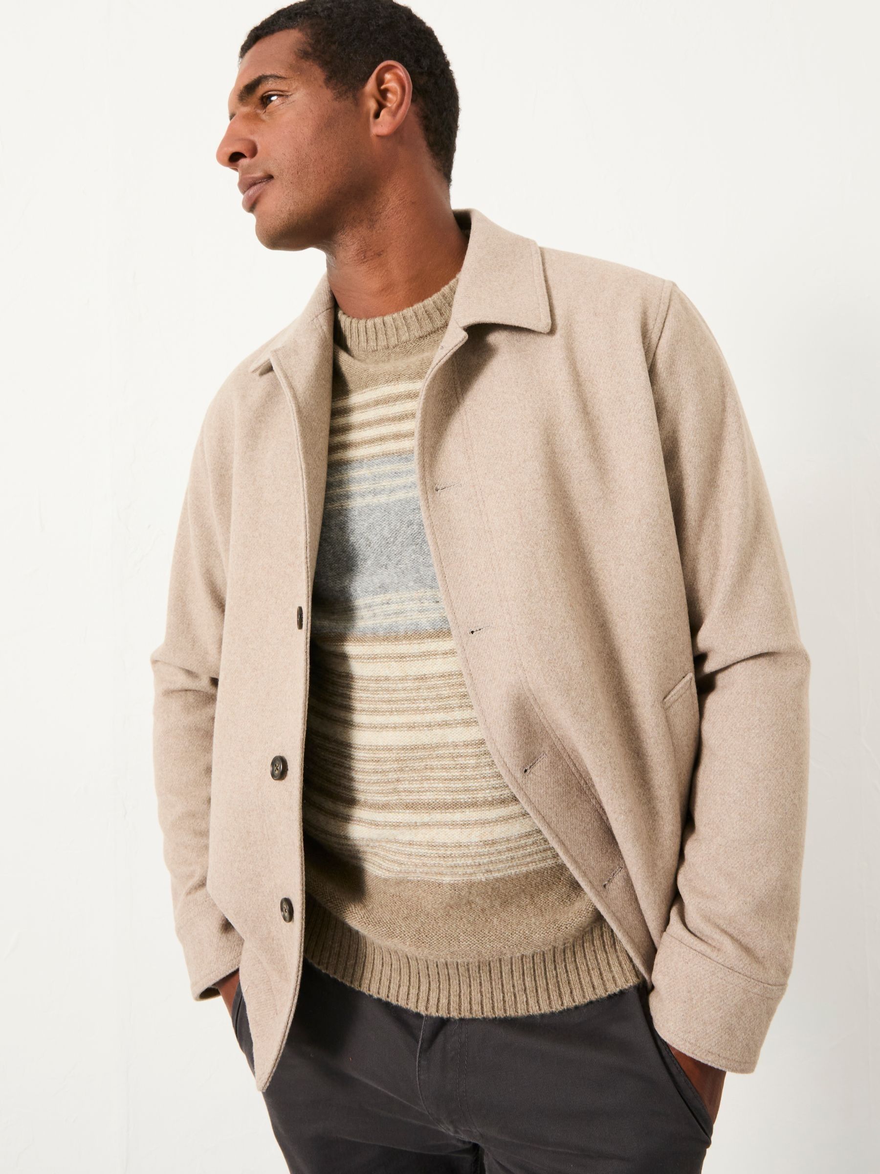Hadston Natural Wool Mix Jacket (F16660) | £129