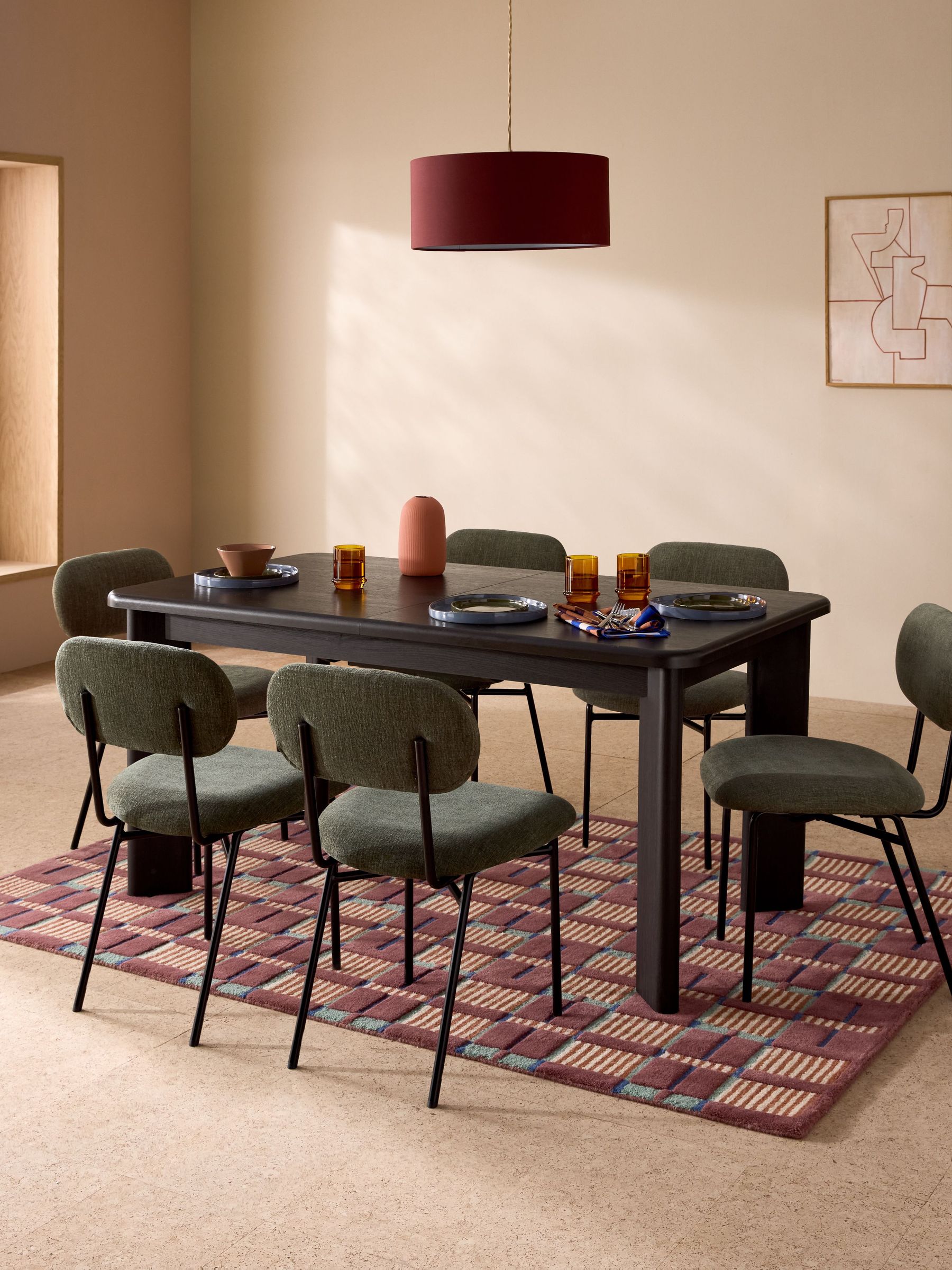 Zeke Extending Rectangular Seater Dining Table
