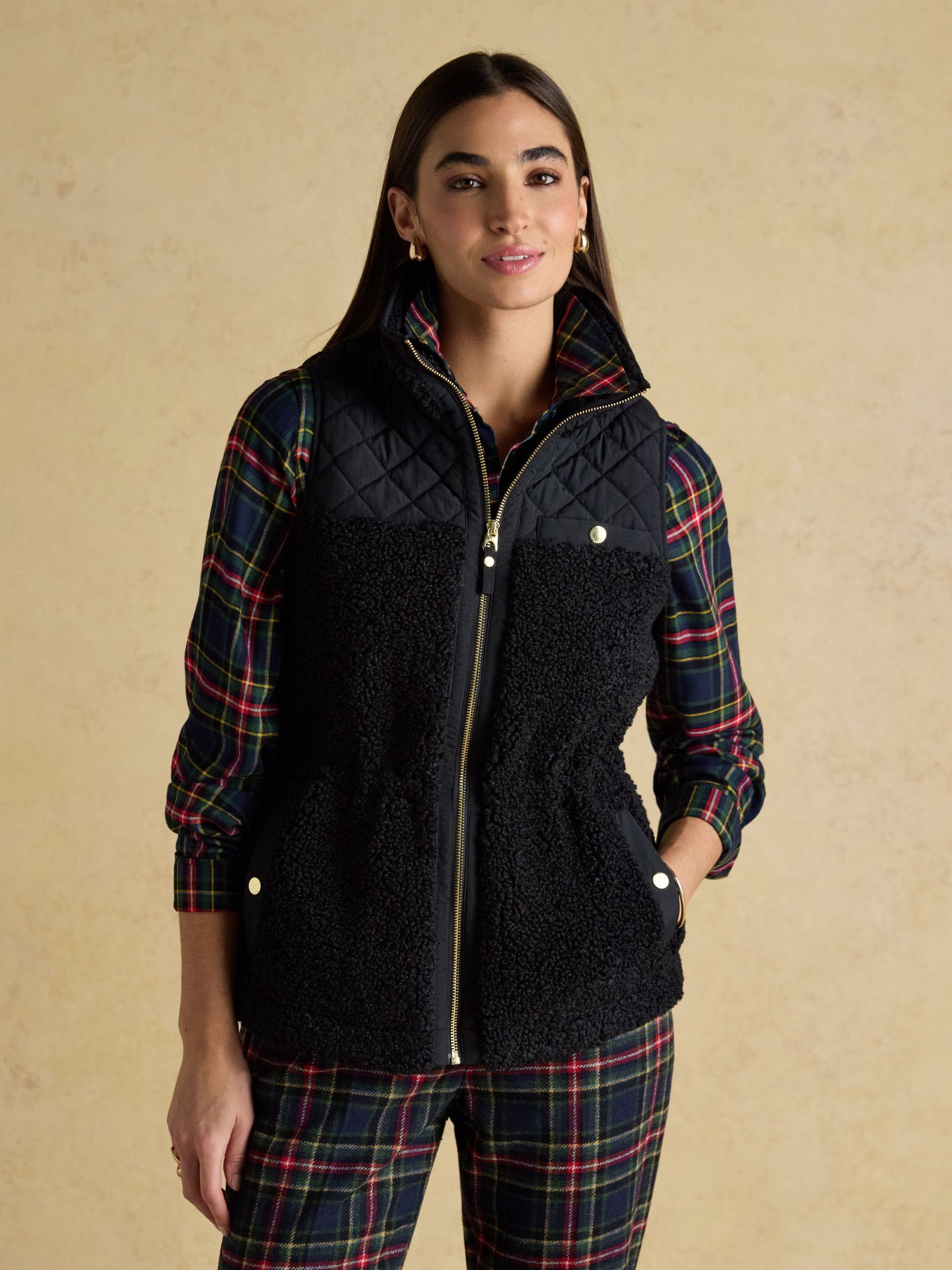 Tadworth Black Fleece Gilet