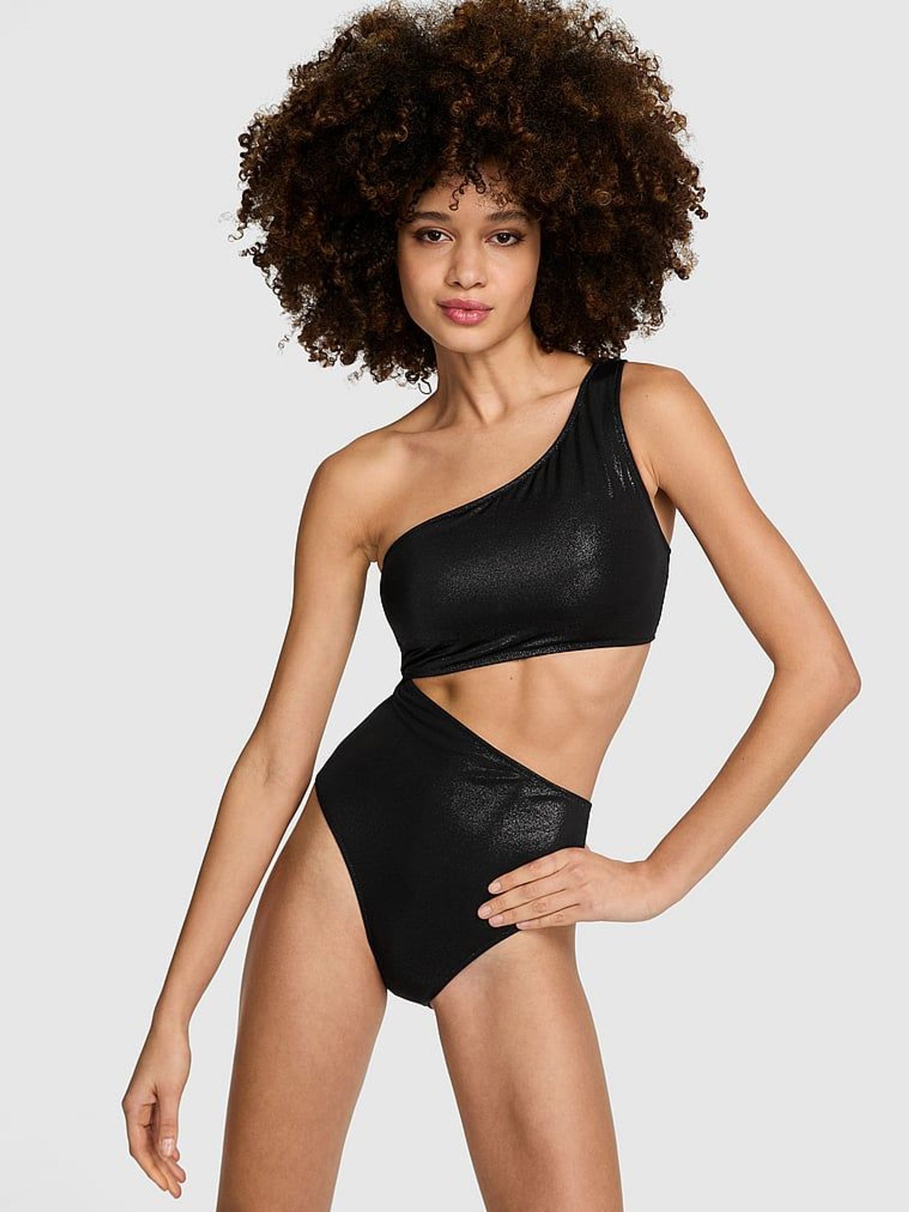 Black Cut Out Swimsuit (F22427) | £46