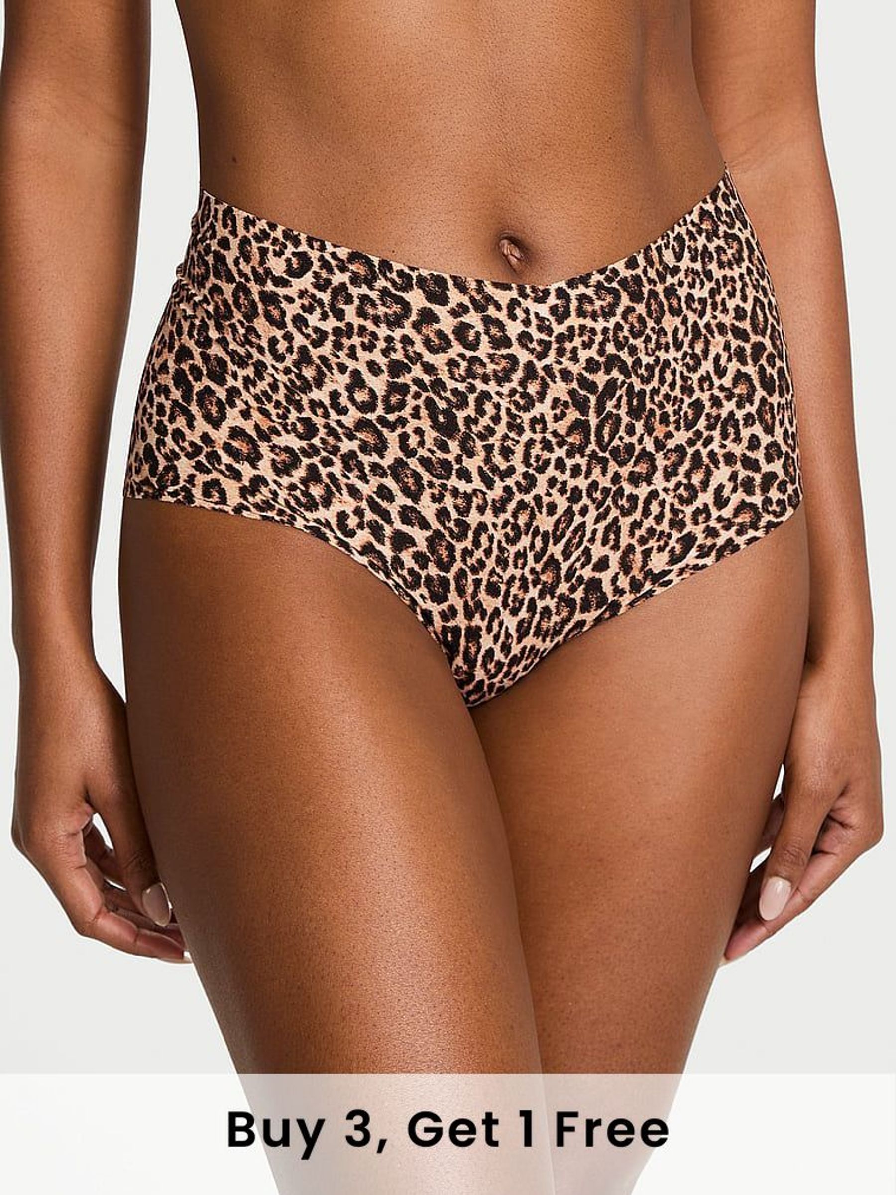 Leopard Brown Brief Knickers (F22471) | £9