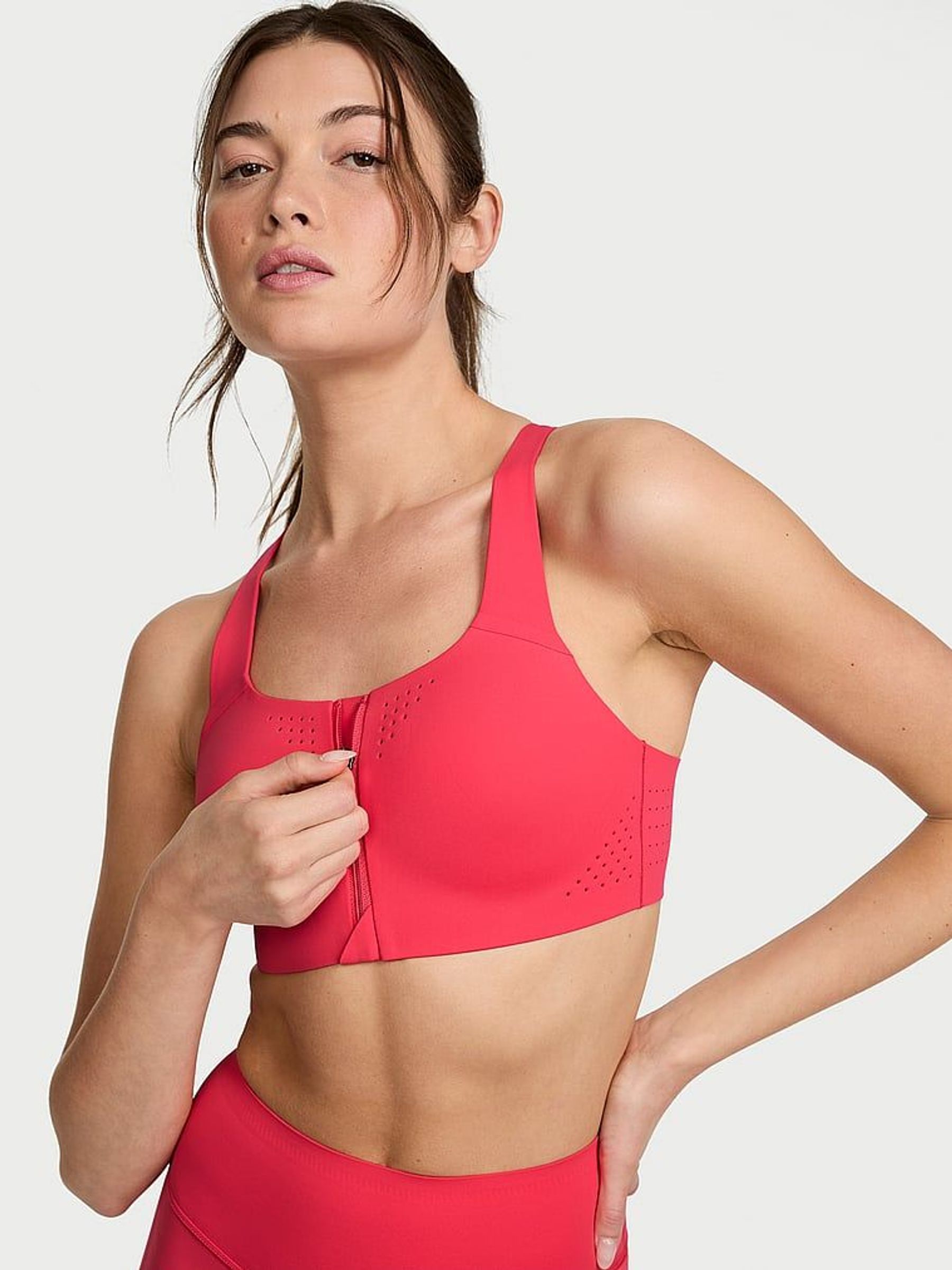 Pink Island Front Close Featherweight Max High Support Sports Bra (F22501) | £49