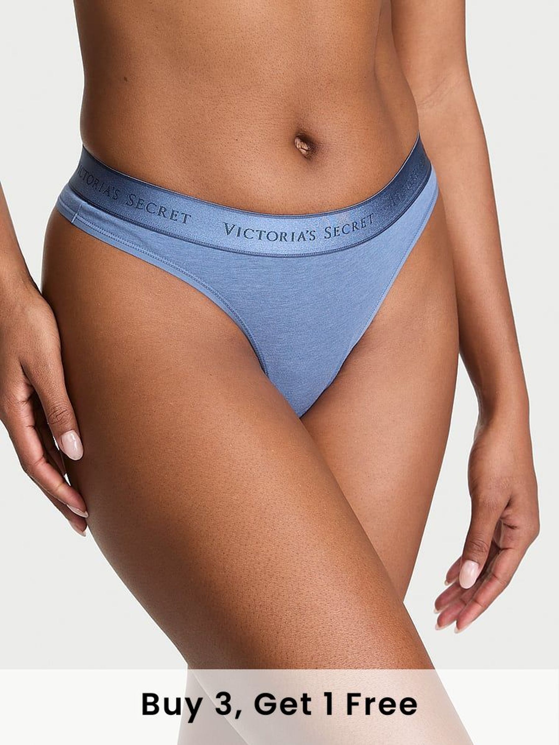 Moonlight Blue Thong Knickers (F22556) | £9