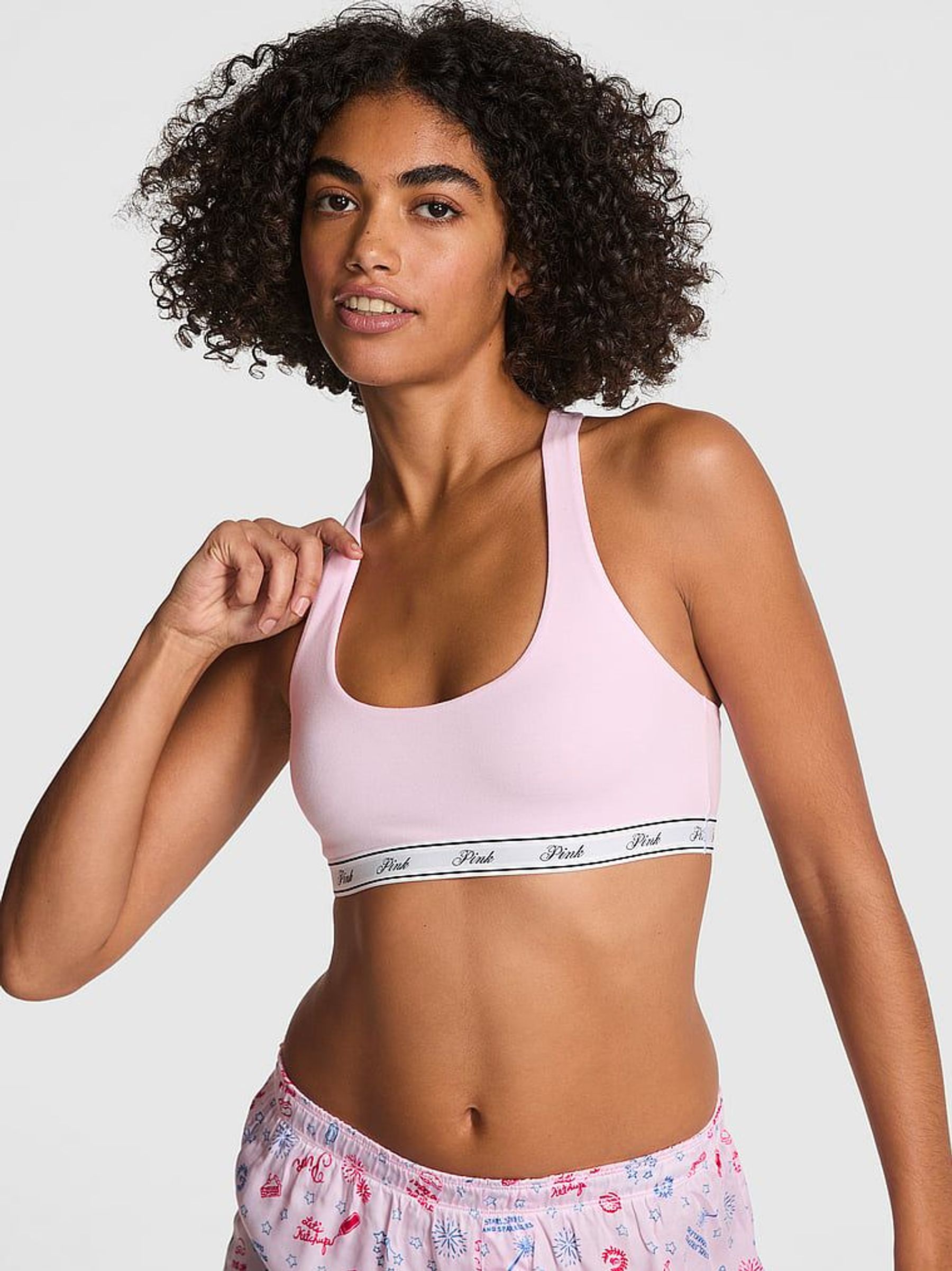 Pink Tulip Racerback Scoop Low Impact Bralette (F22598) | £19