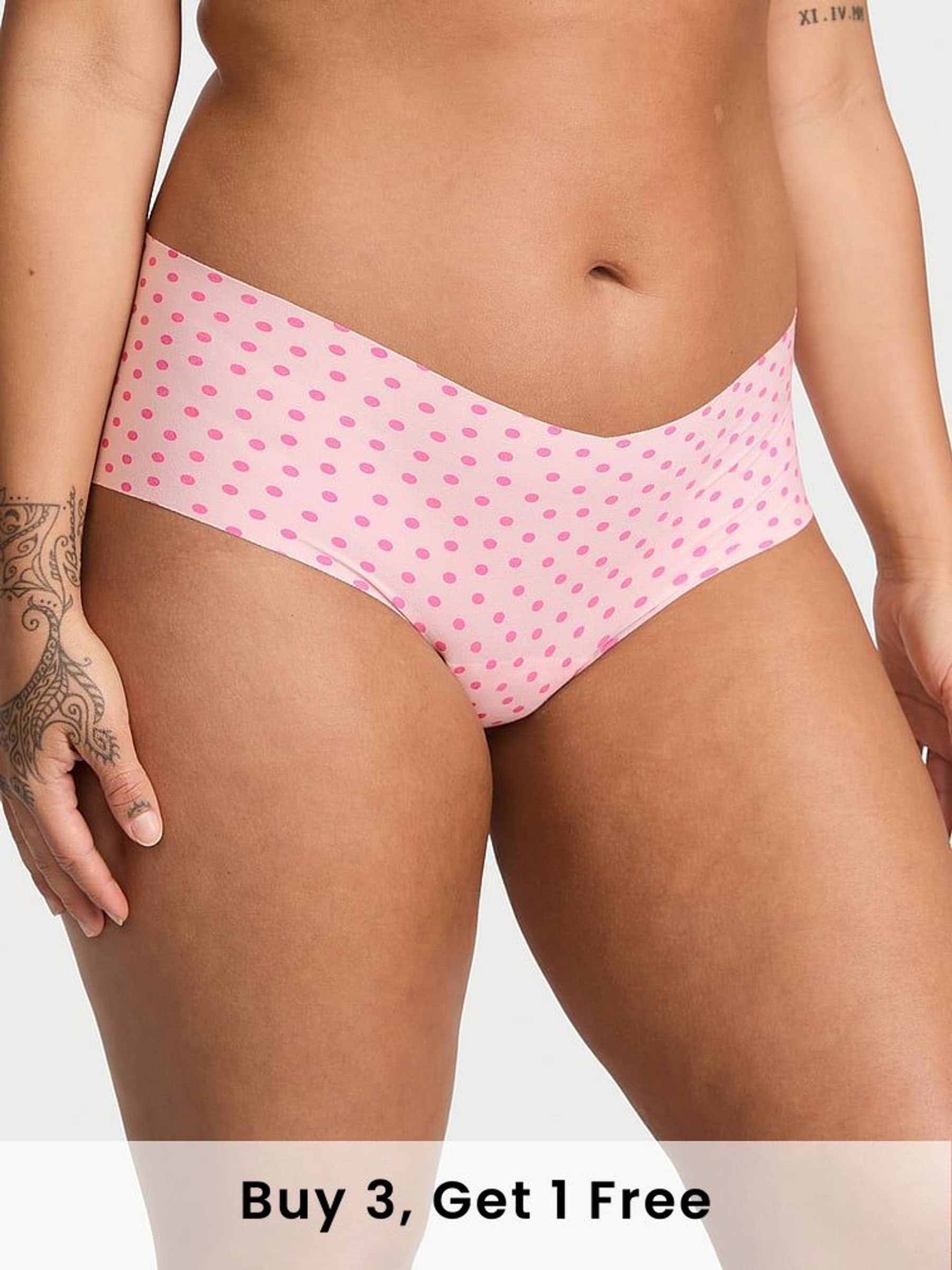Purest Pink Dot Cheeky Knickers (F22600) | £9