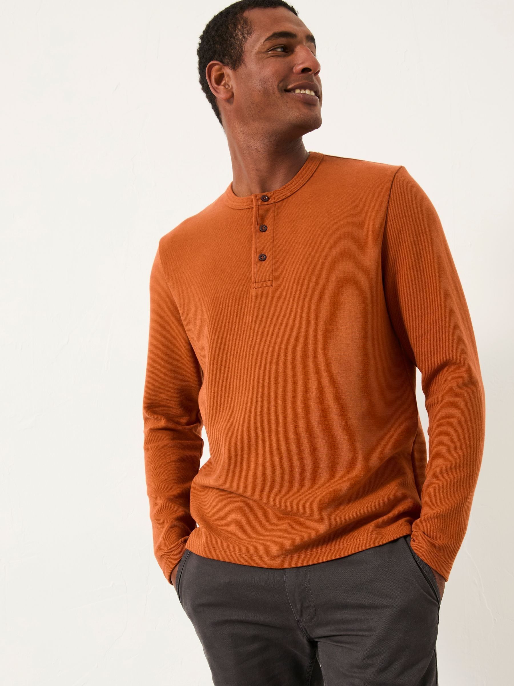 Henley Rust Brown Heath Textured (F23706) | £39.50