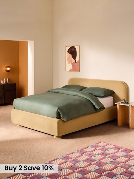 Hanson Ottoman Storage Bed in Velvet Soft Caramel (F24732) | £799 - £849