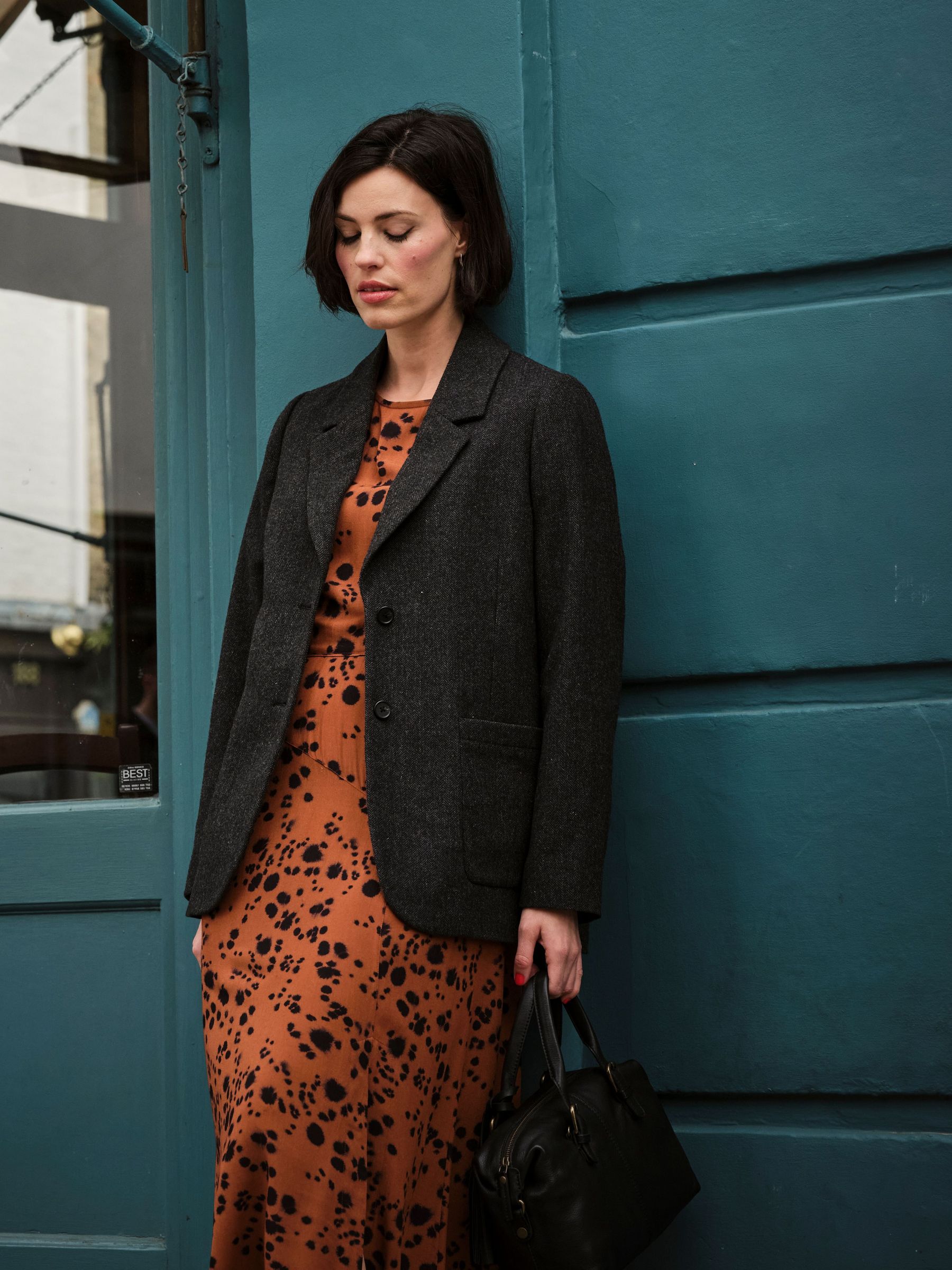 Etta Charcoal Grey Blazer (F25725) | £110
