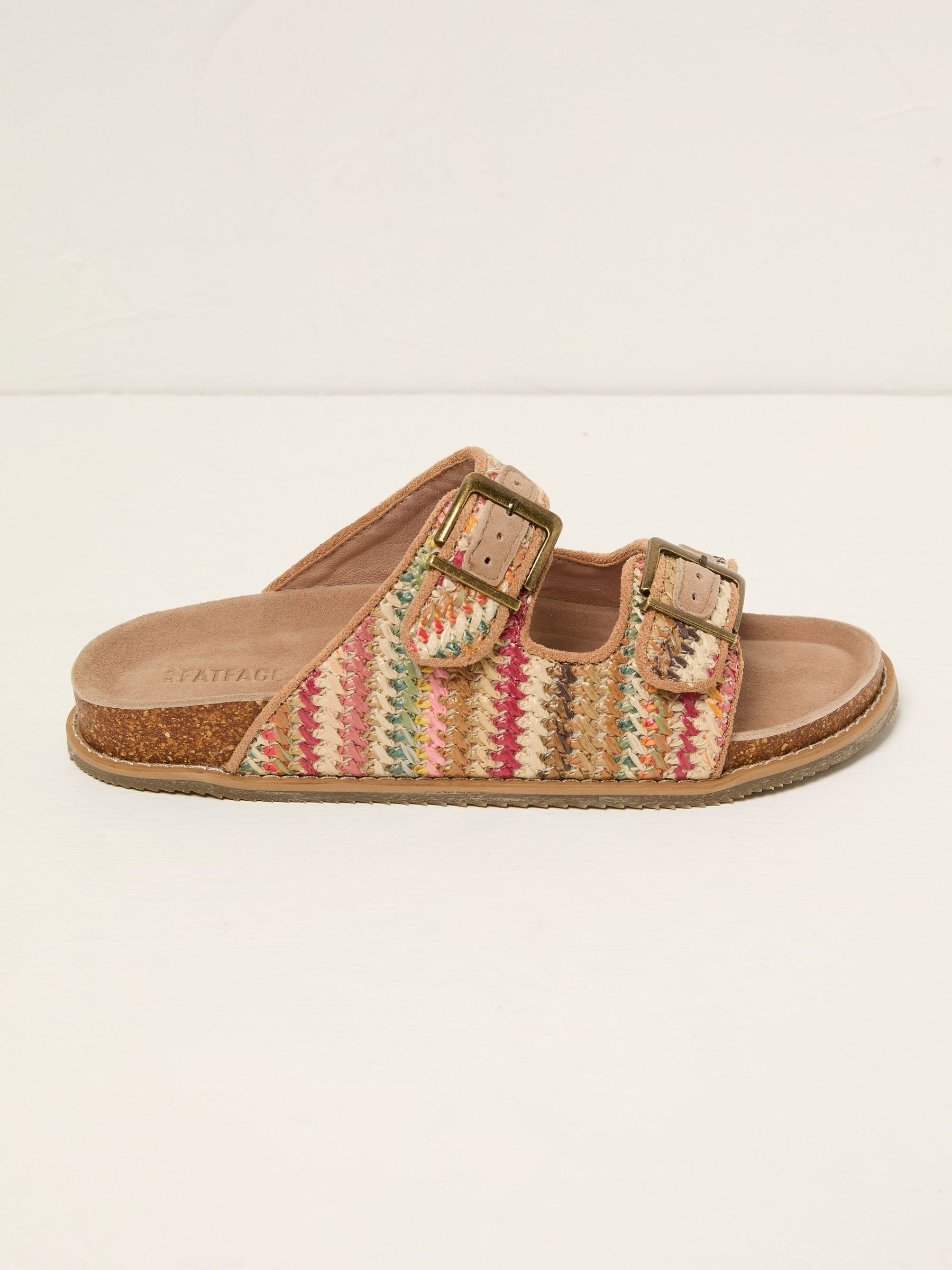 Meldon Multi Raffia Footbed Sandals (F26098) | £45.50