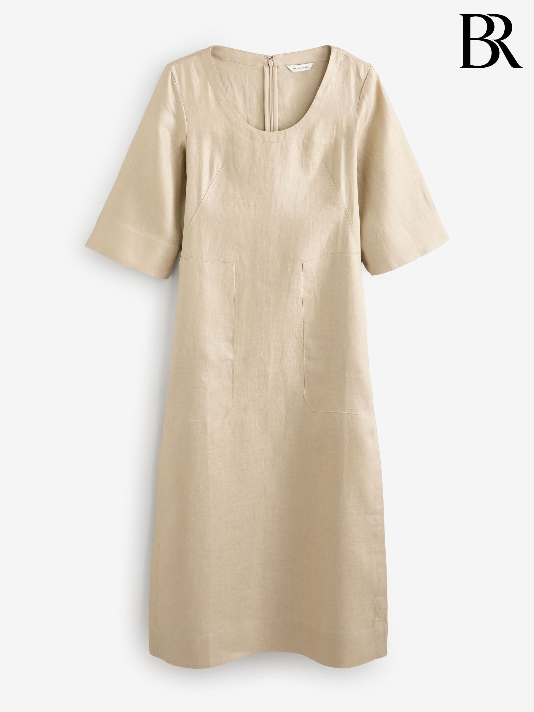 Banana Republic Beige Linen Dress (F26538) | £145