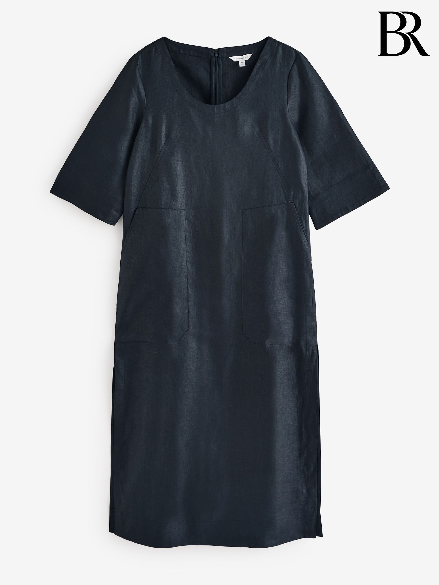 Banana Republic Black Linen Dress (F26573) | £145