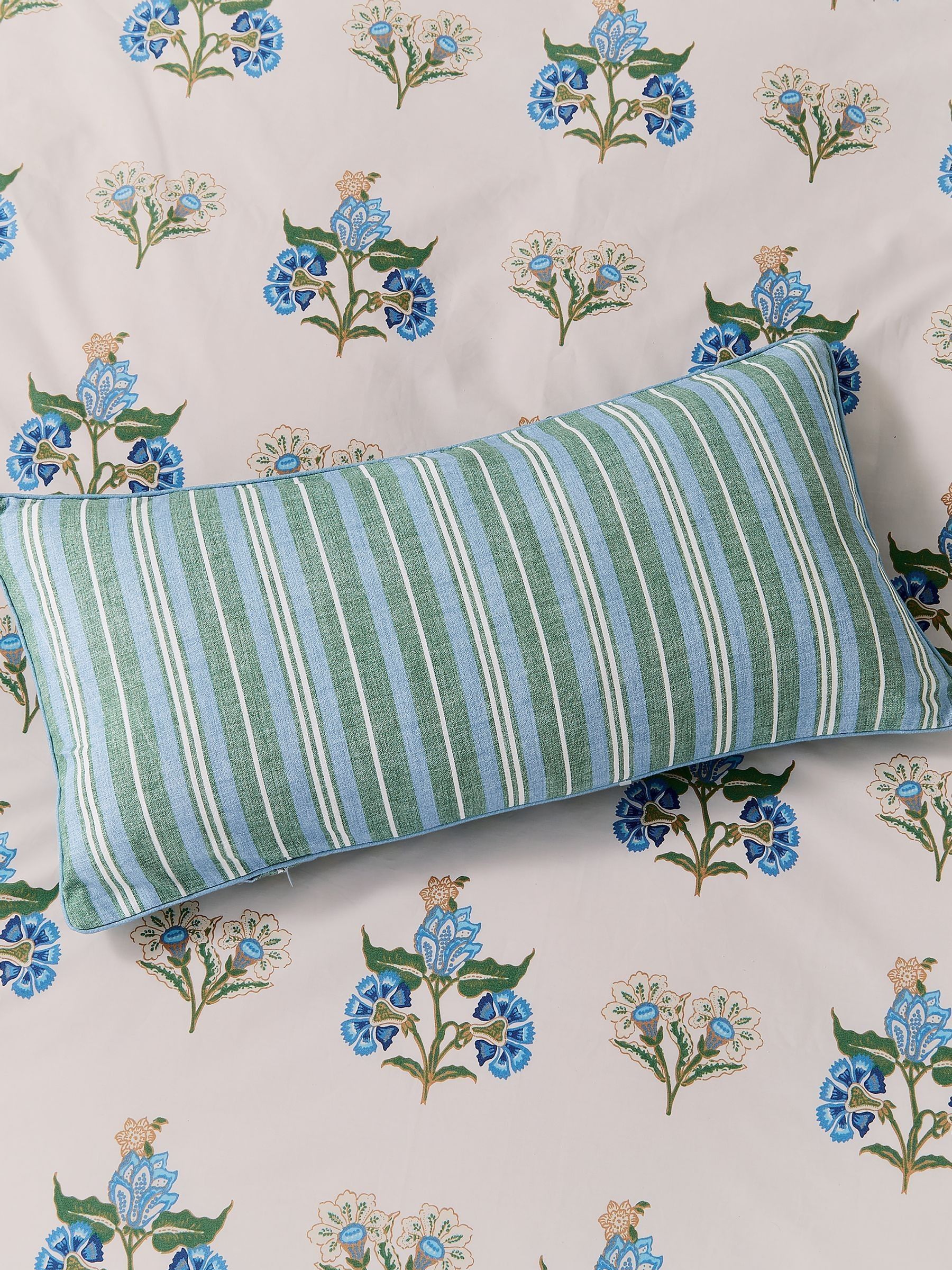 Blue Country Club Cushion (F28624) | £40