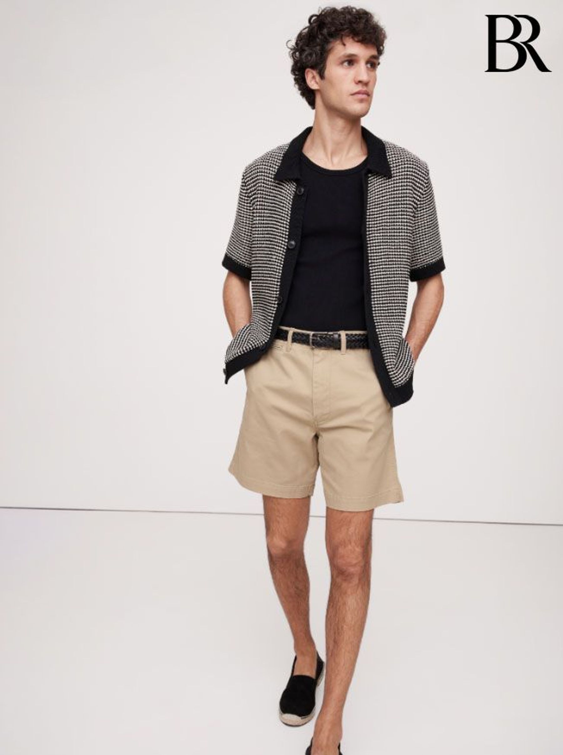 Banana Republic Beige 7" Stretch Chino Shorts (F28738) | £50