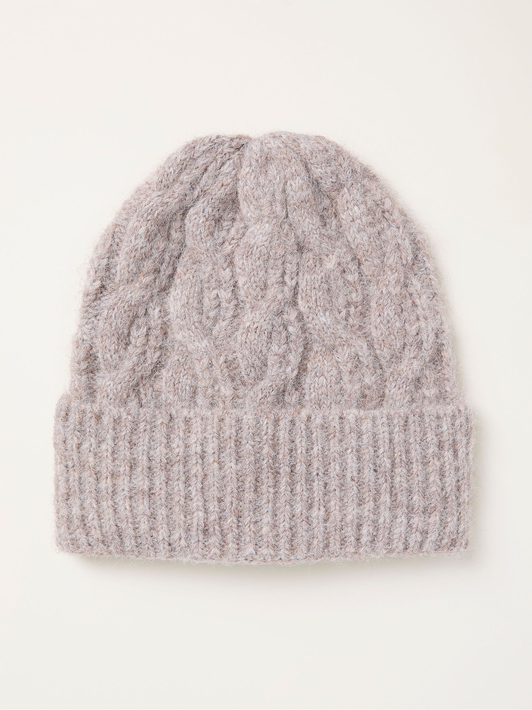 Oatmeal Cable Beanie (F28843) | £20
