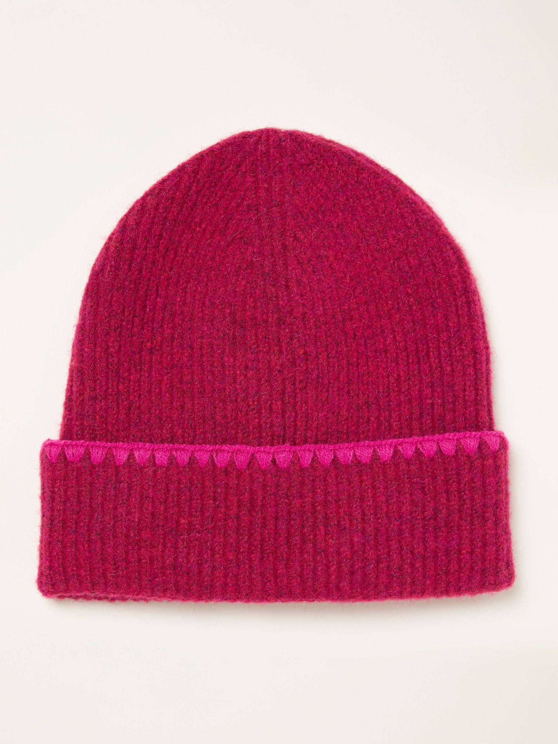 Pink Whipstitch Beanie (F28851) | £20