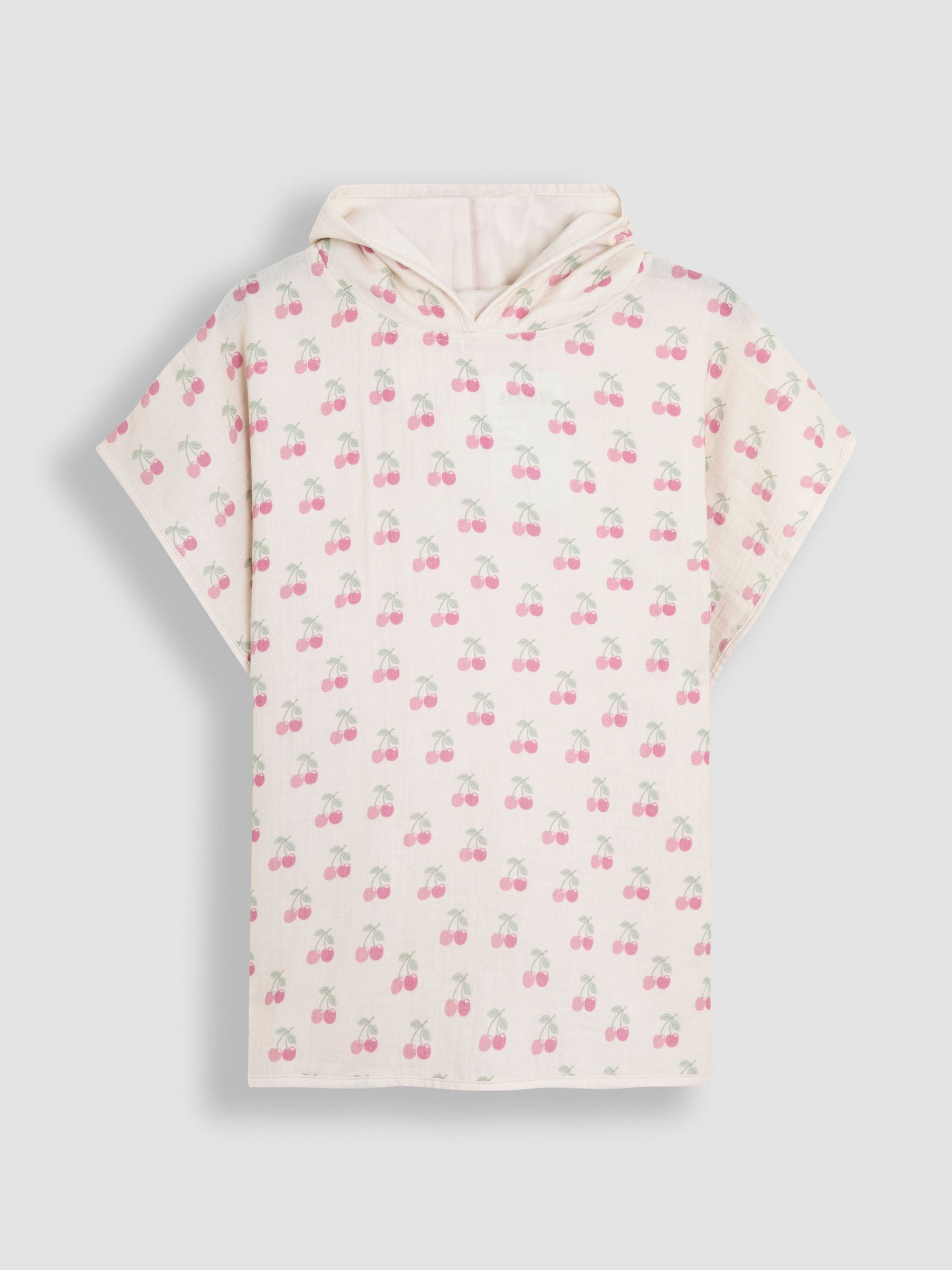 Cream Muslin Poncho (F29609) | £24 - £26