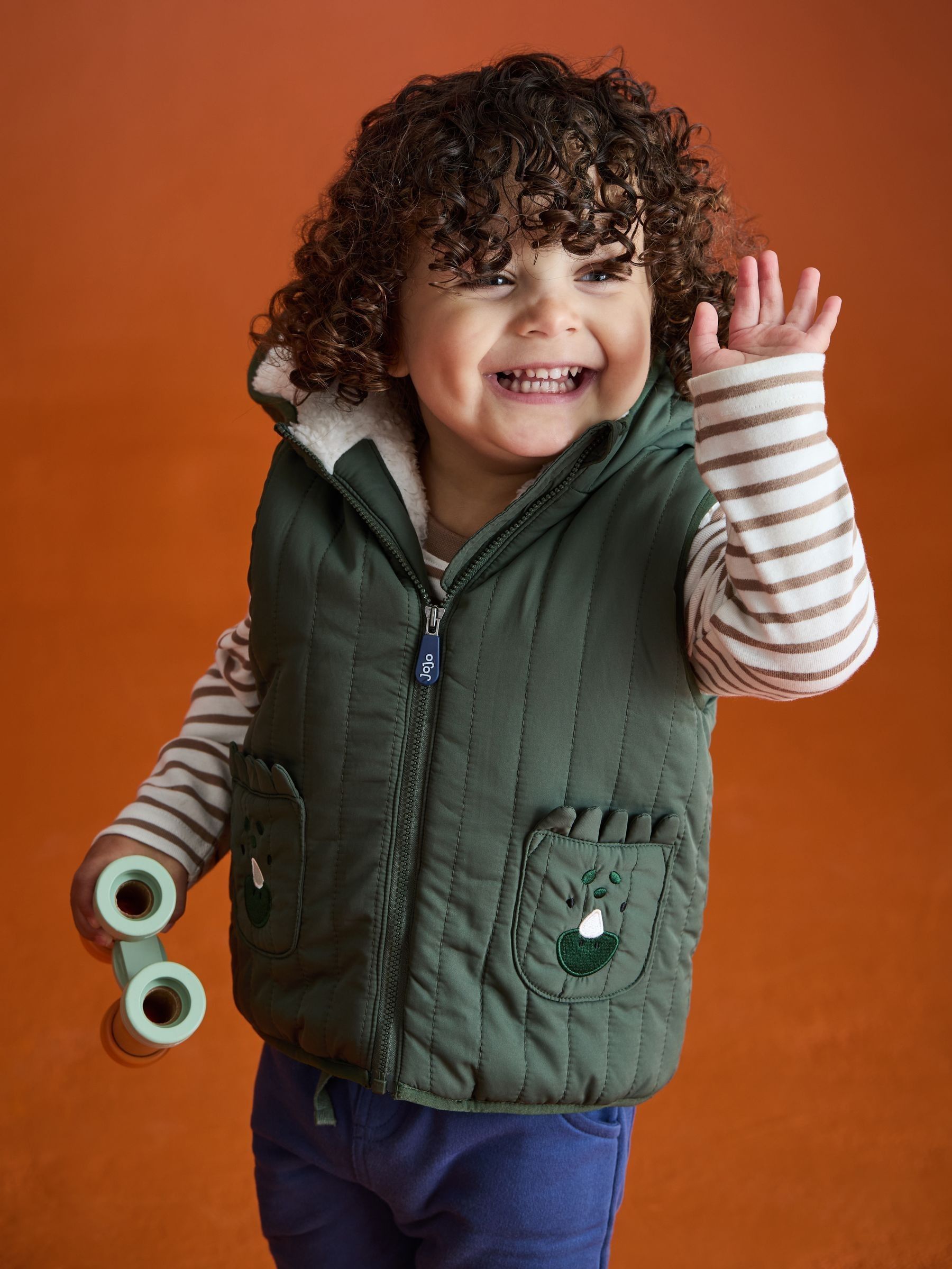 Green Borg Lined Gilet (F31488) | £35 - £41