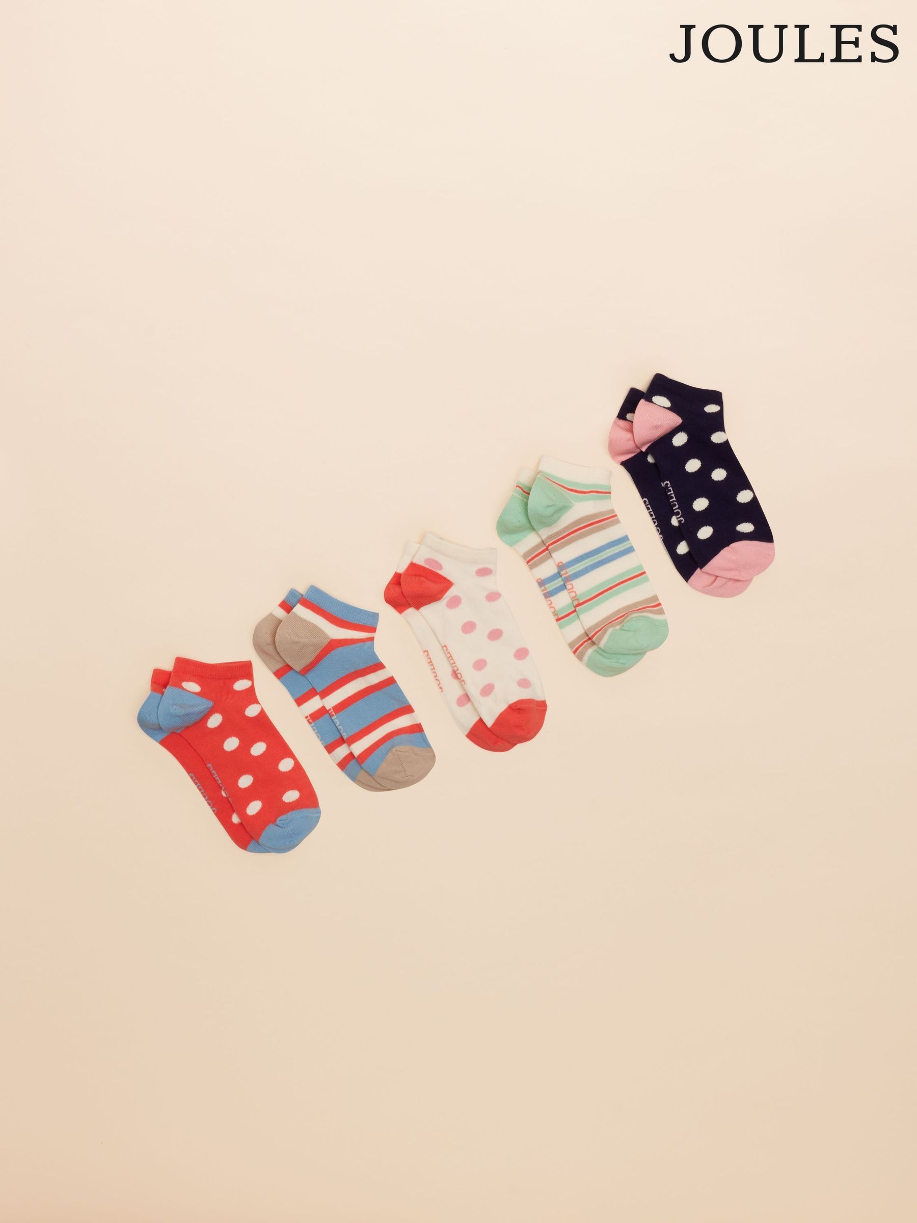 Rilla Multi 5 Pack Trainer Socks (F32297) | £17.95