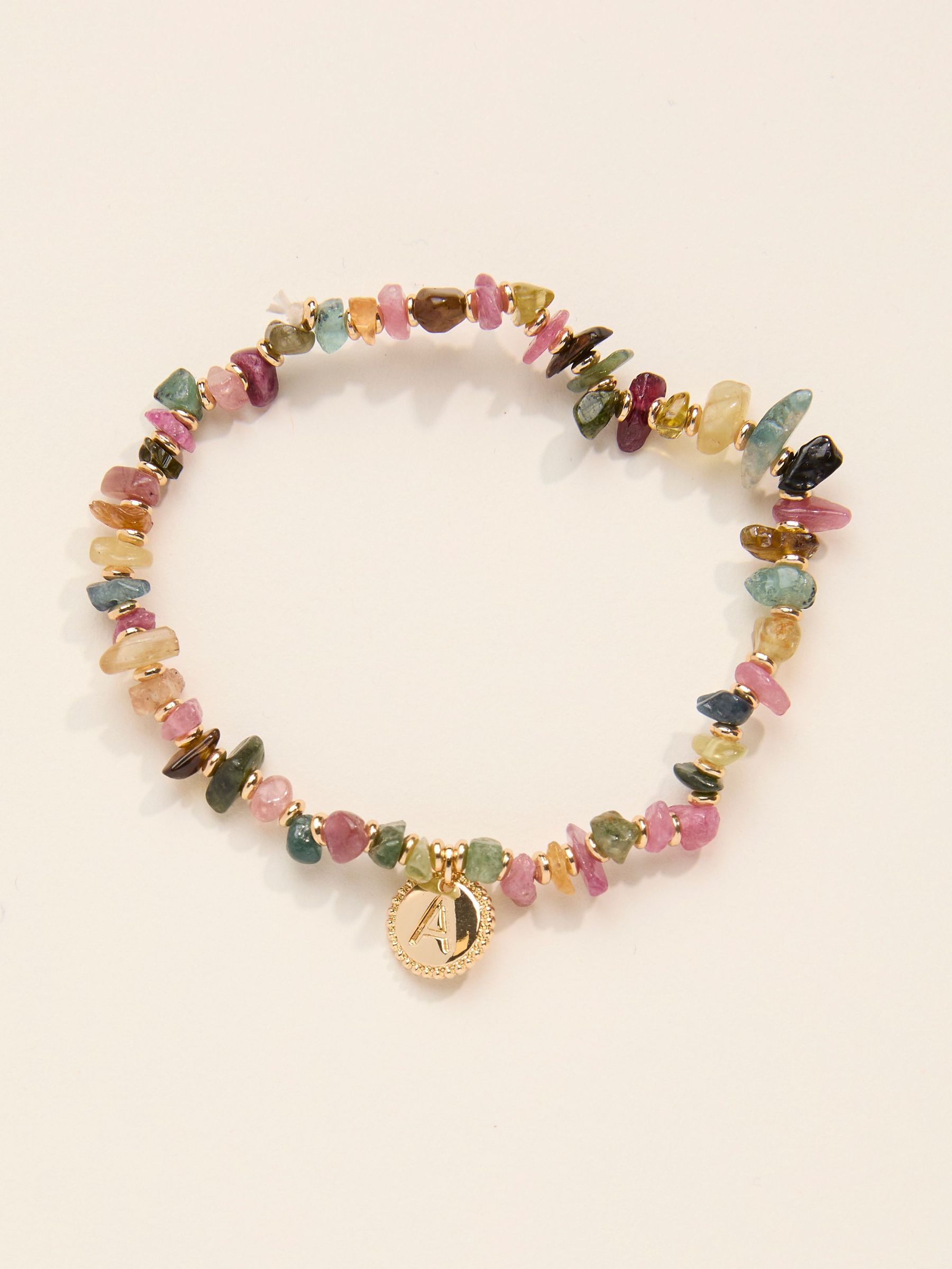 Multi Colour Alphabet Bracelet (F33194) | £10.50