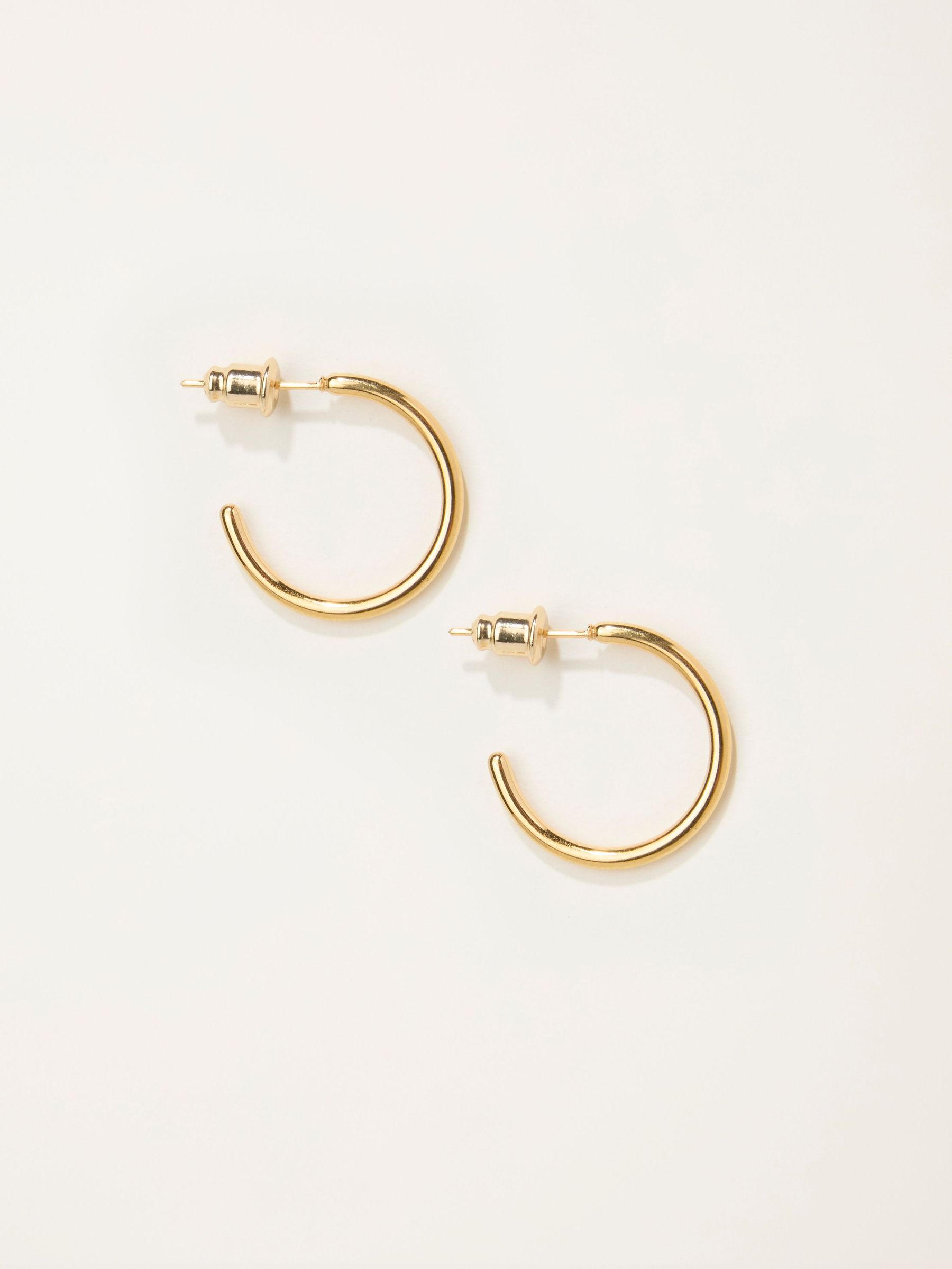 Gold Tone Waterproof Hoop Earrings (F33210) | £16.50