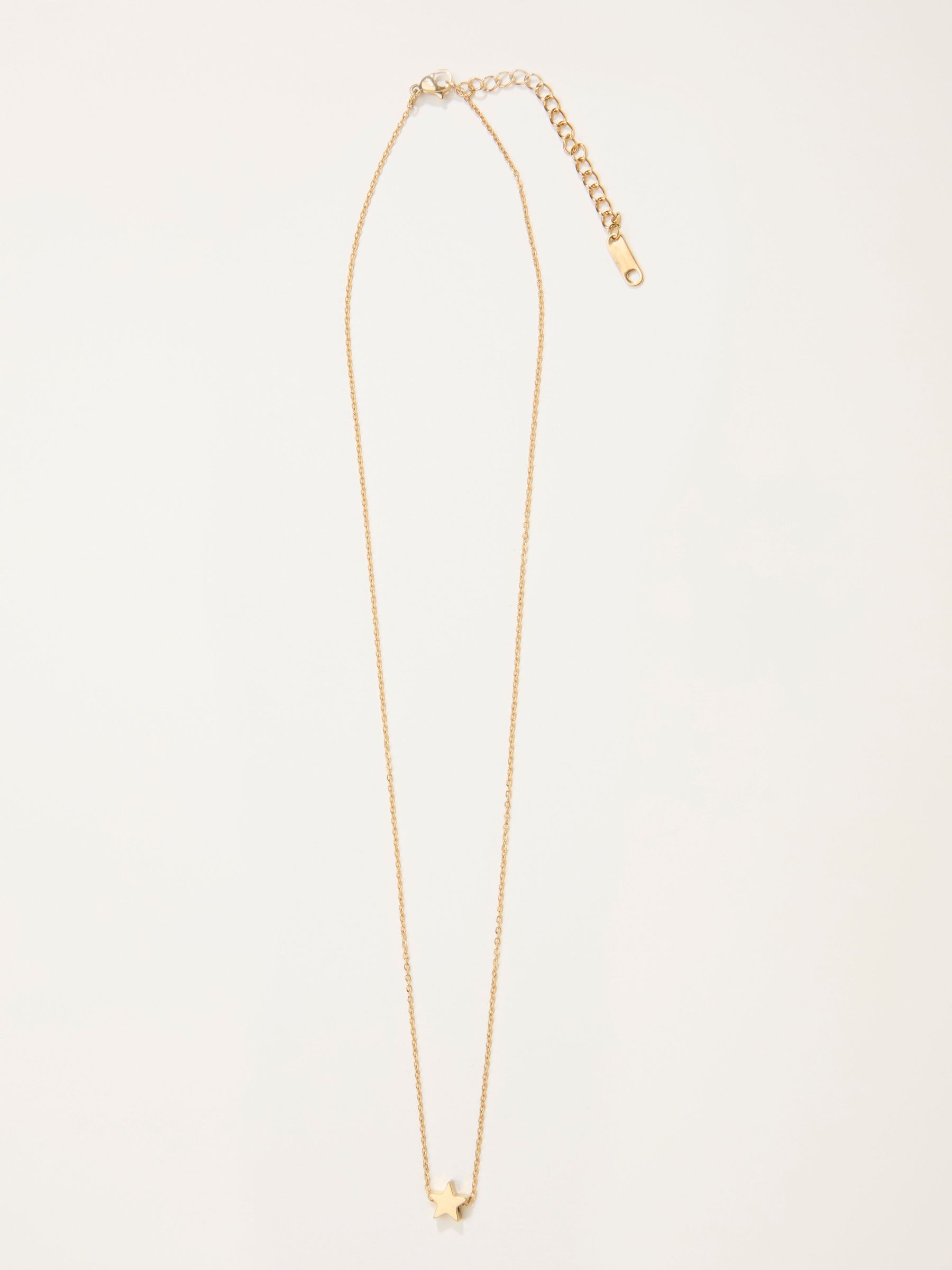 Gold Tone Waterproof Star Necklace (F33222) | £25