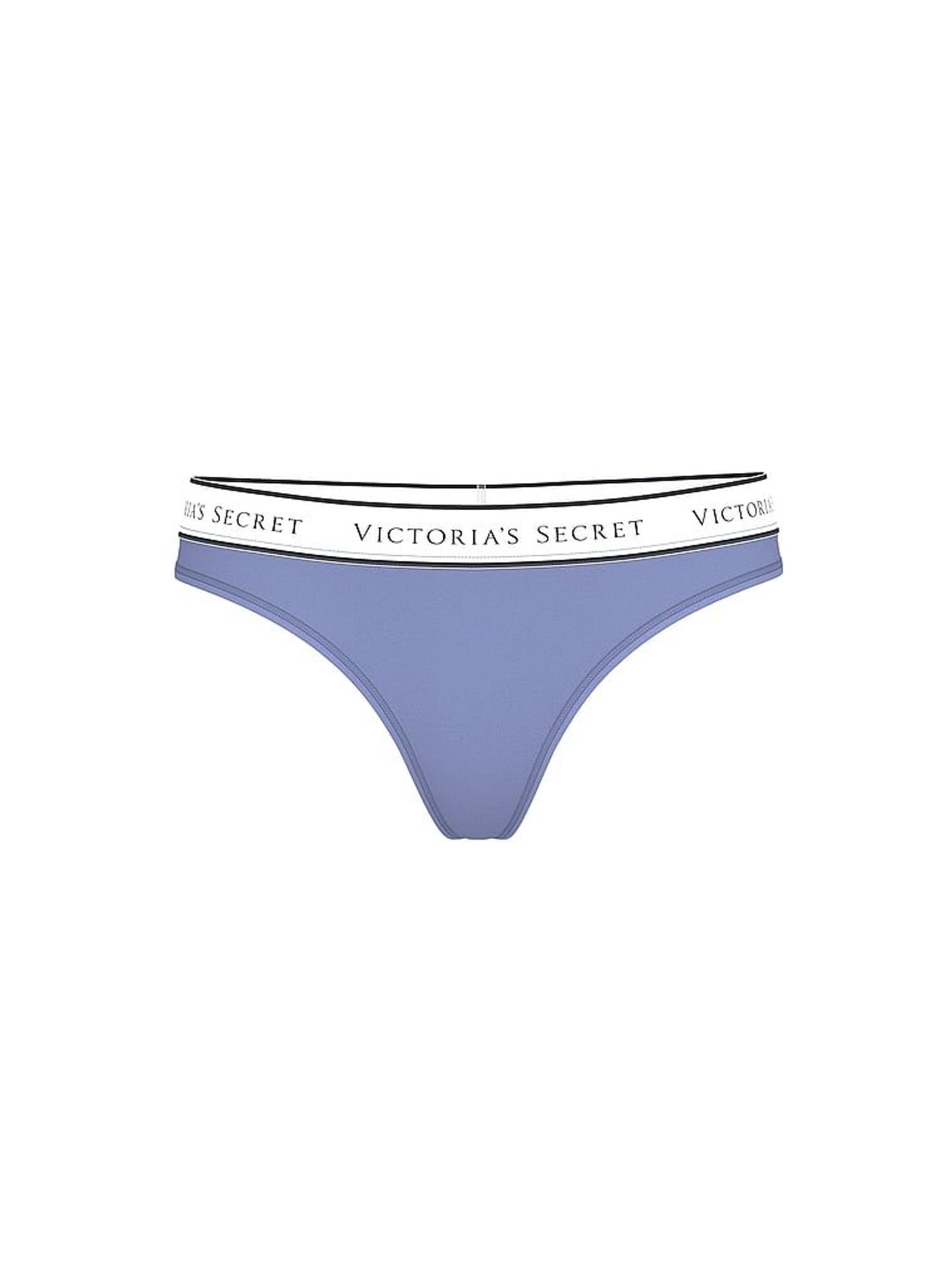 Smokey Blue Thong Knickers (F33684) | £9