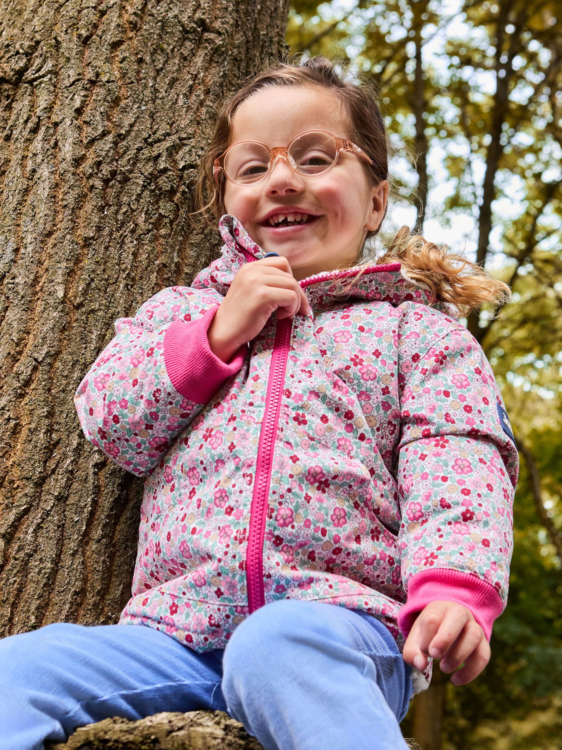 Baby Pink Reversible Fleece Lined Jacket (F34862) | £39.50 - £43.50