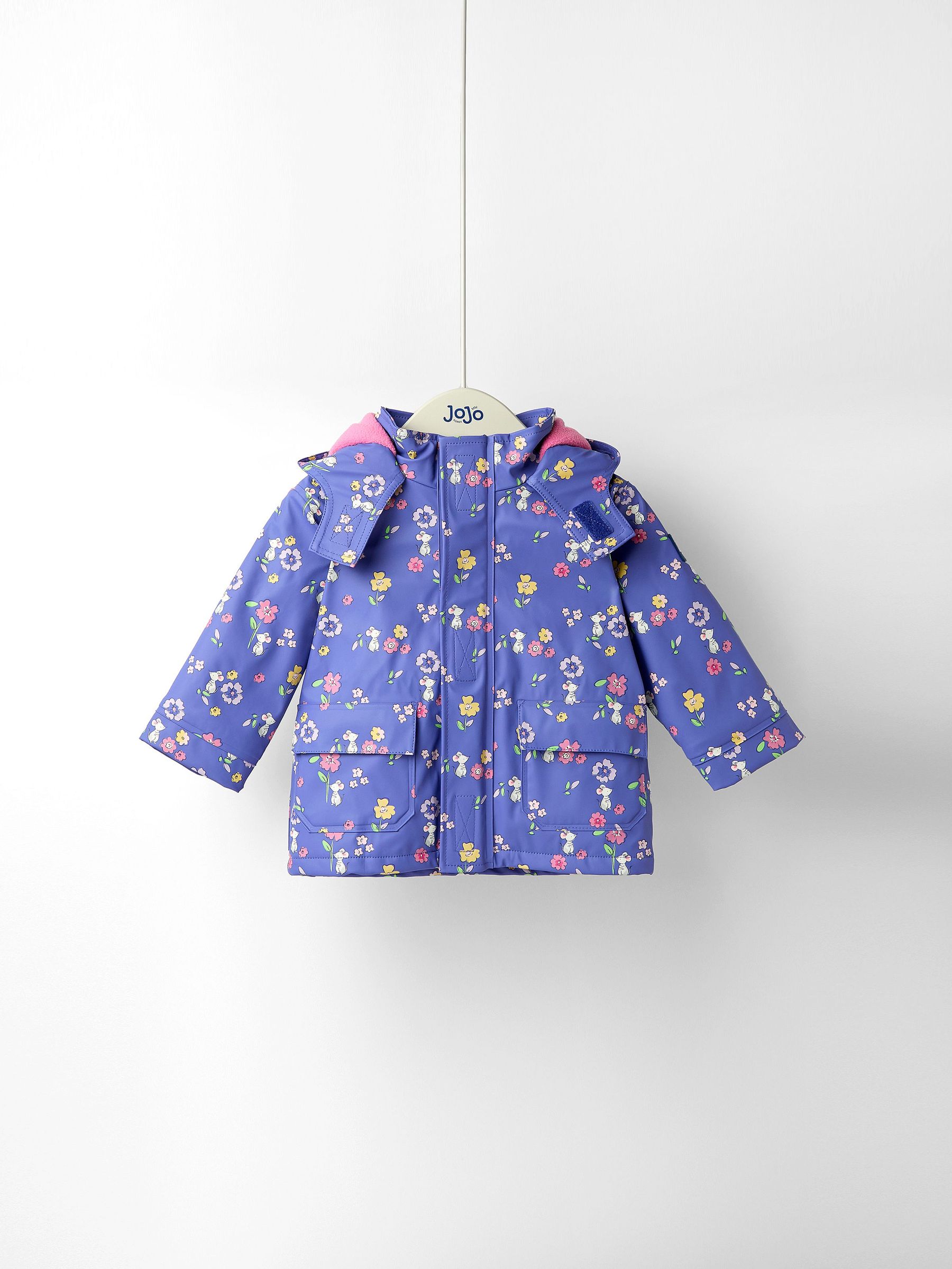 Lilac Mouse Waterproof Cosy Lined Jacket (F34866) | £47.50 - £49.50
