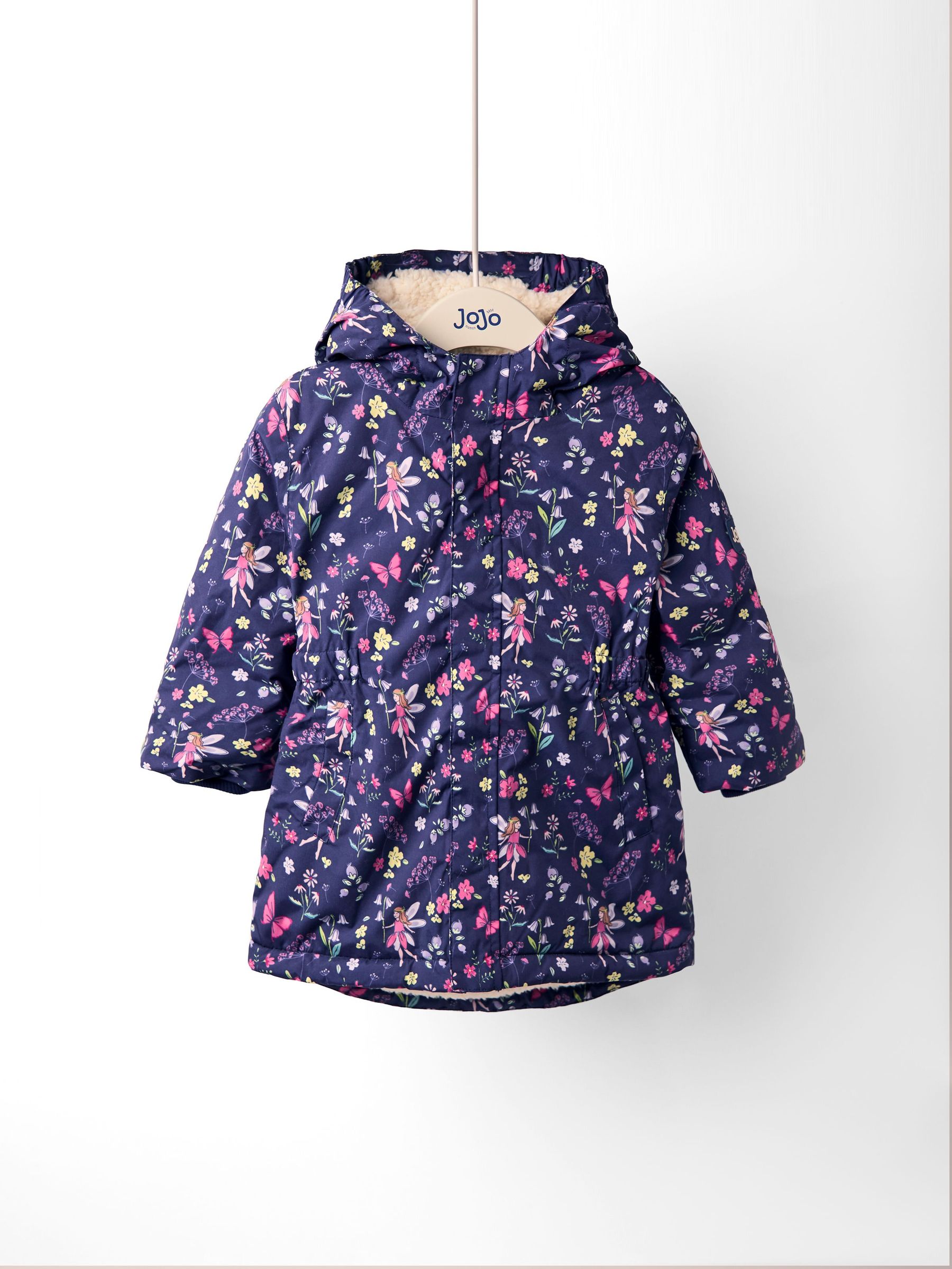 Navy Fairy Borg Lined Parka (F34872) | £52.50 - £56.50