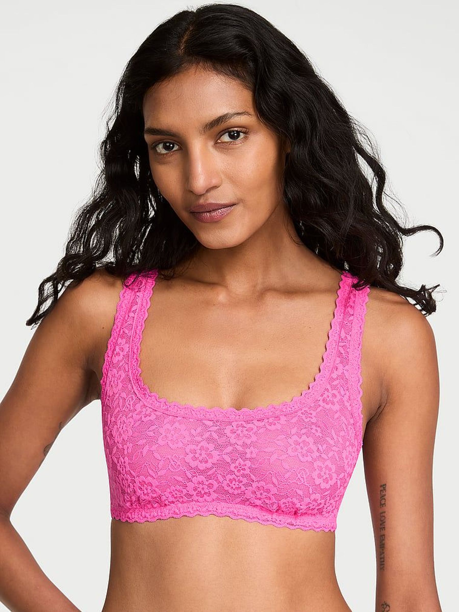 Ultra Pink Sexy Tee Lace Scoop Bralette (F35137) | £25