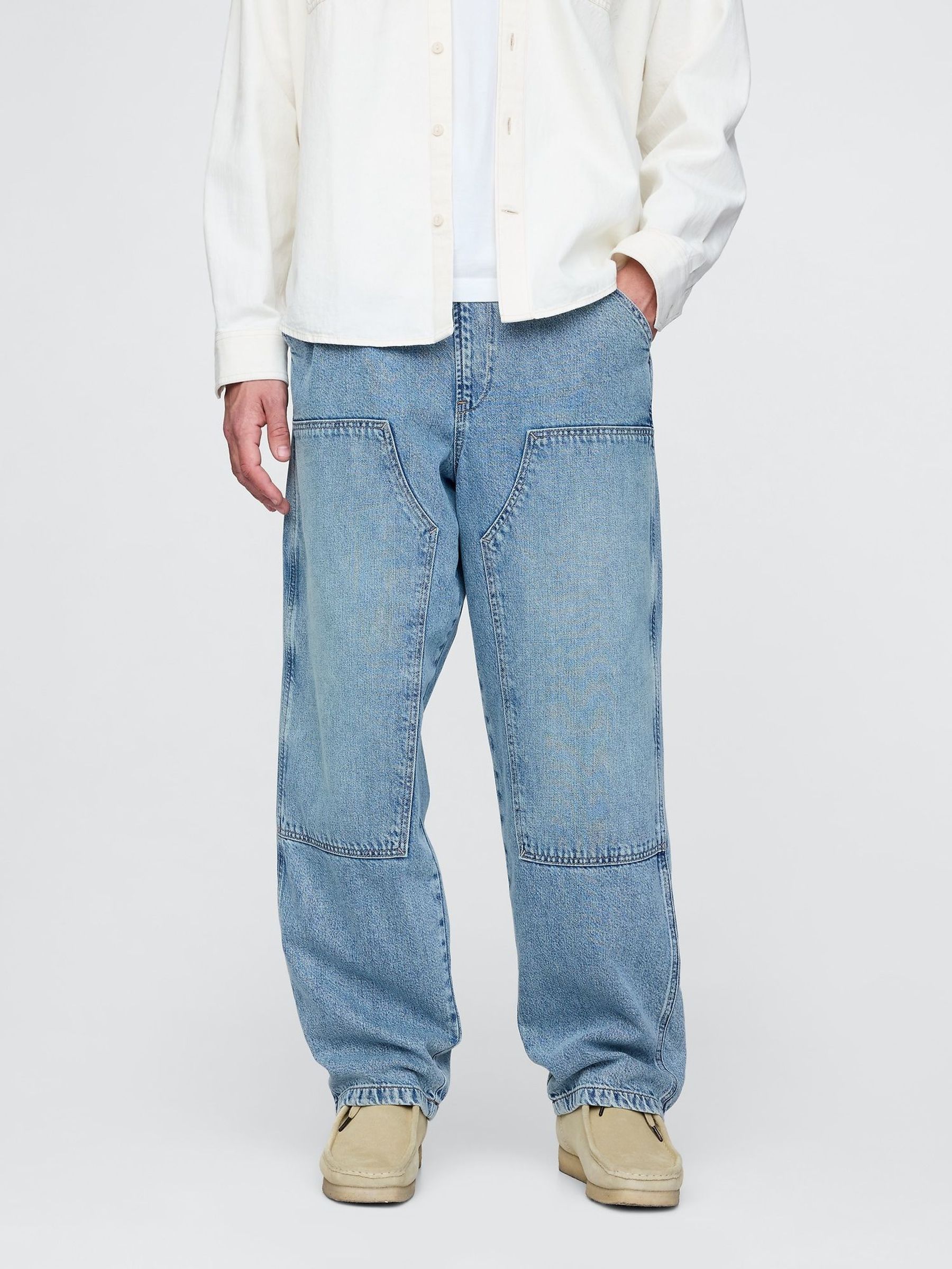 Blue UltraSoft Baggy Jeans (F35998) | £50