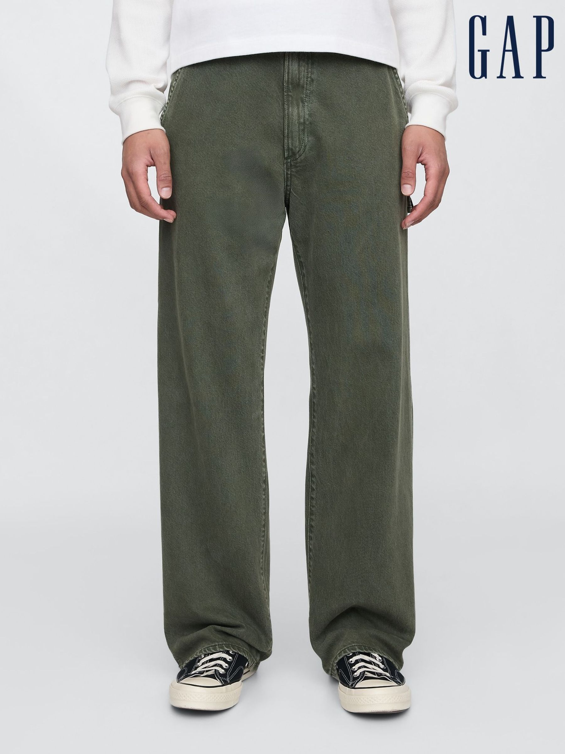 Green UltraSoft Baggy Carpenter Jeans (F36005) | £50