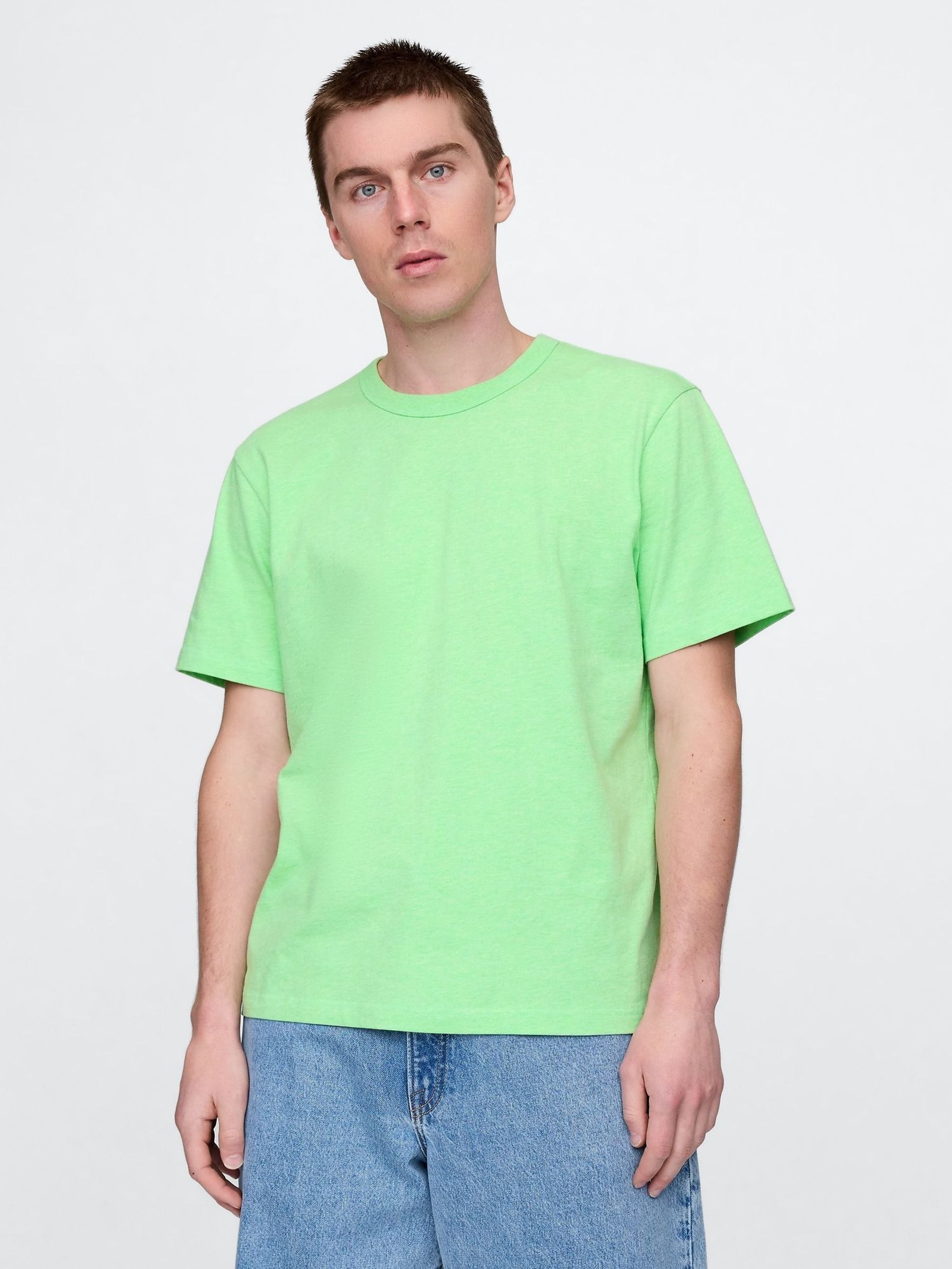 Green UltraSoft Original T-Shirt (F36038) | £25